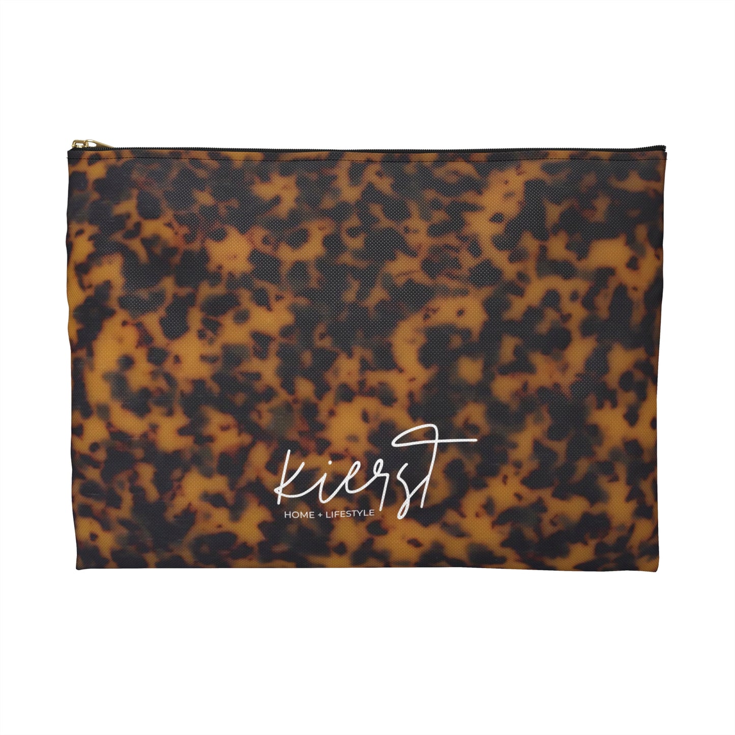Tortoise Print Accessory Pouch | Classic with an Edge