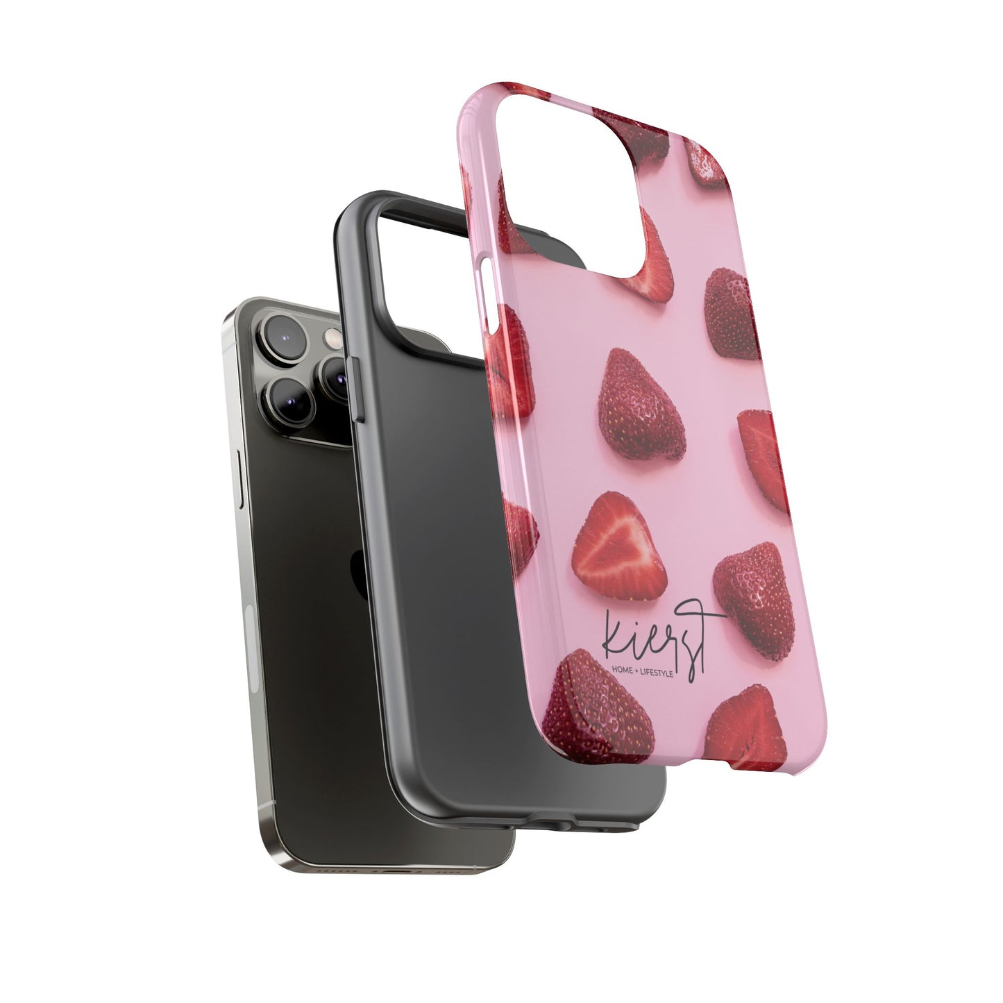 Strawberries iPhone Case | A Sweet Statement Rooted in Soft Luxury