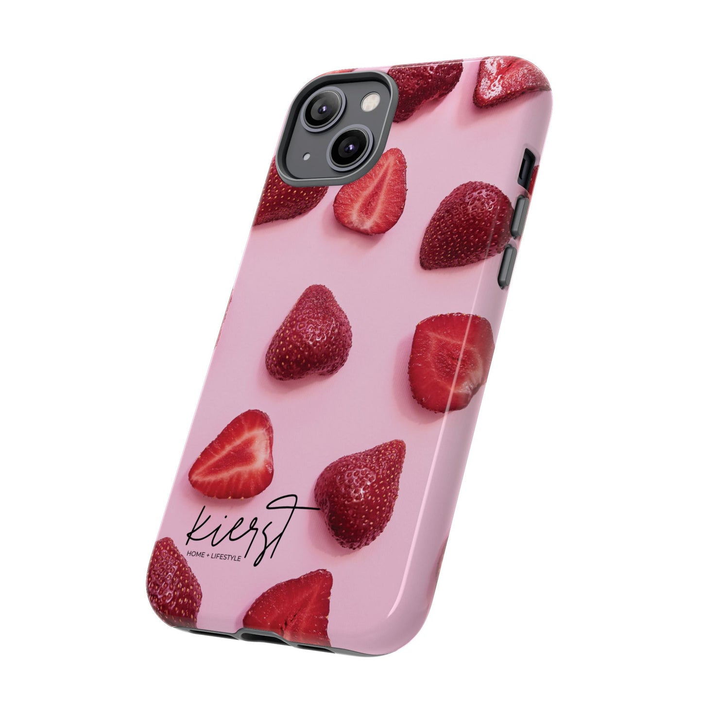 Strawberries iPhone Case | A Sweet Statement Rooted in Soft Luxury
