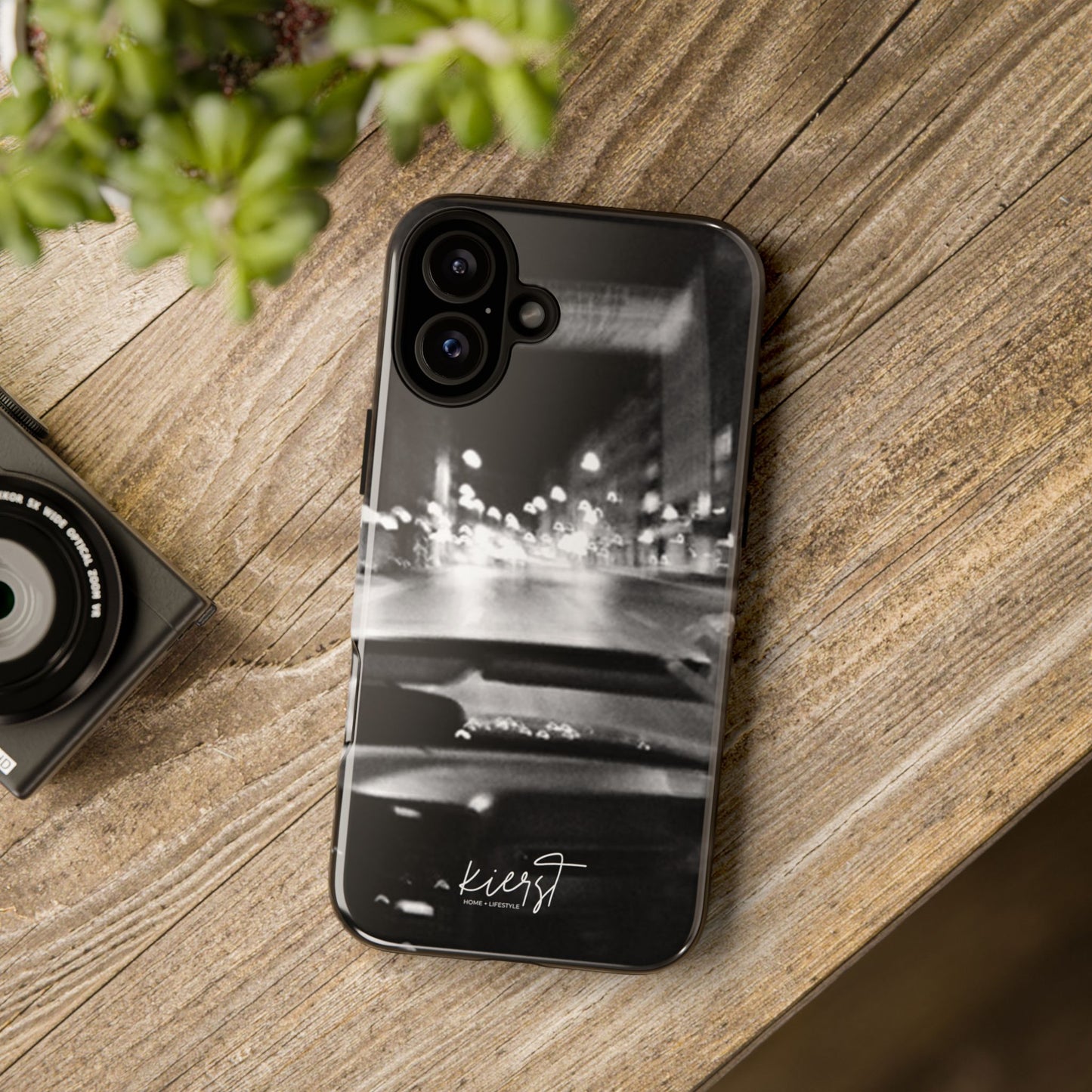 Faded Summer Nights iPhone Case | A Cinematic Blur of City Lights and Nostalgia