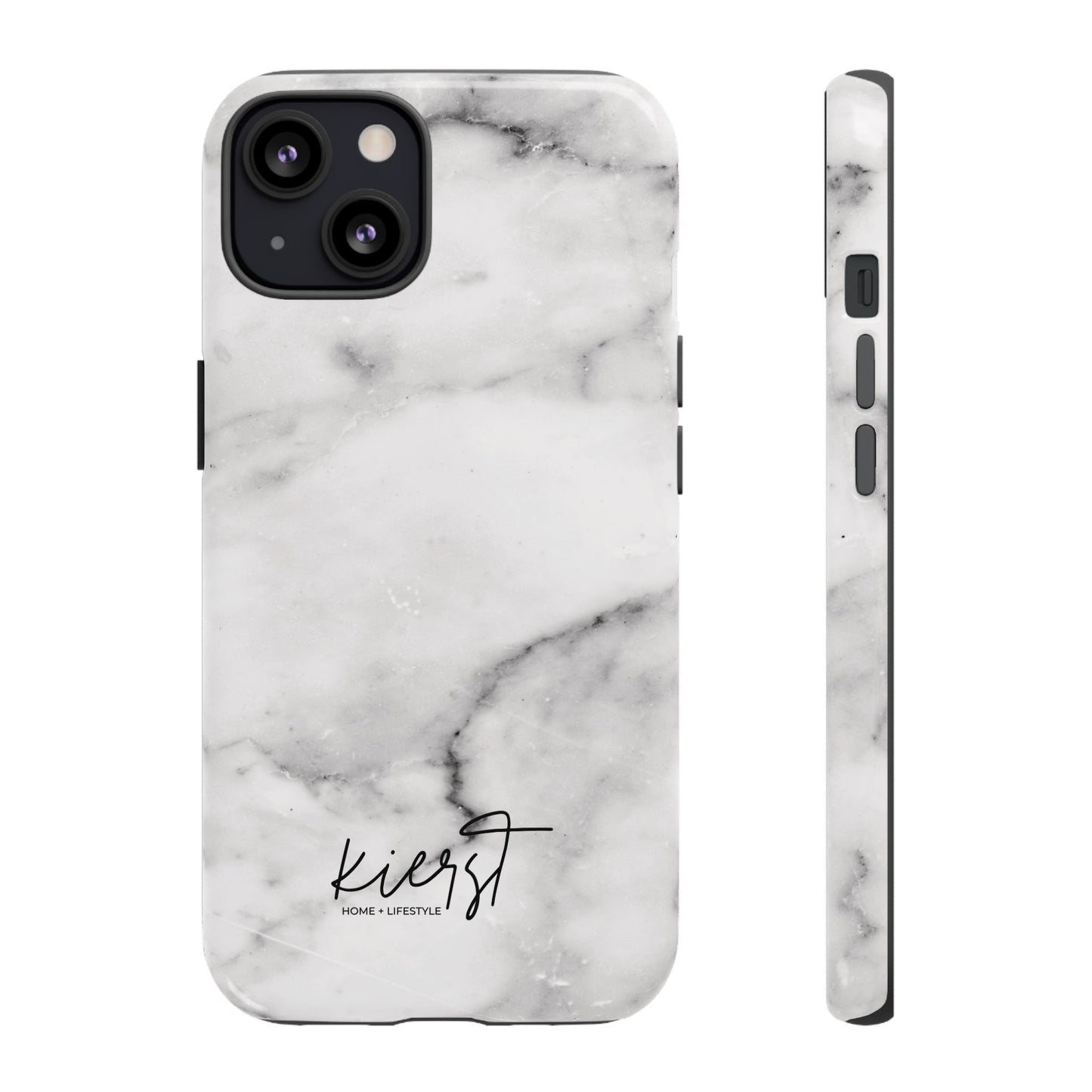 Lived-In White and Grey Marble iPhone Case | Curated Calm, Captured in Marble