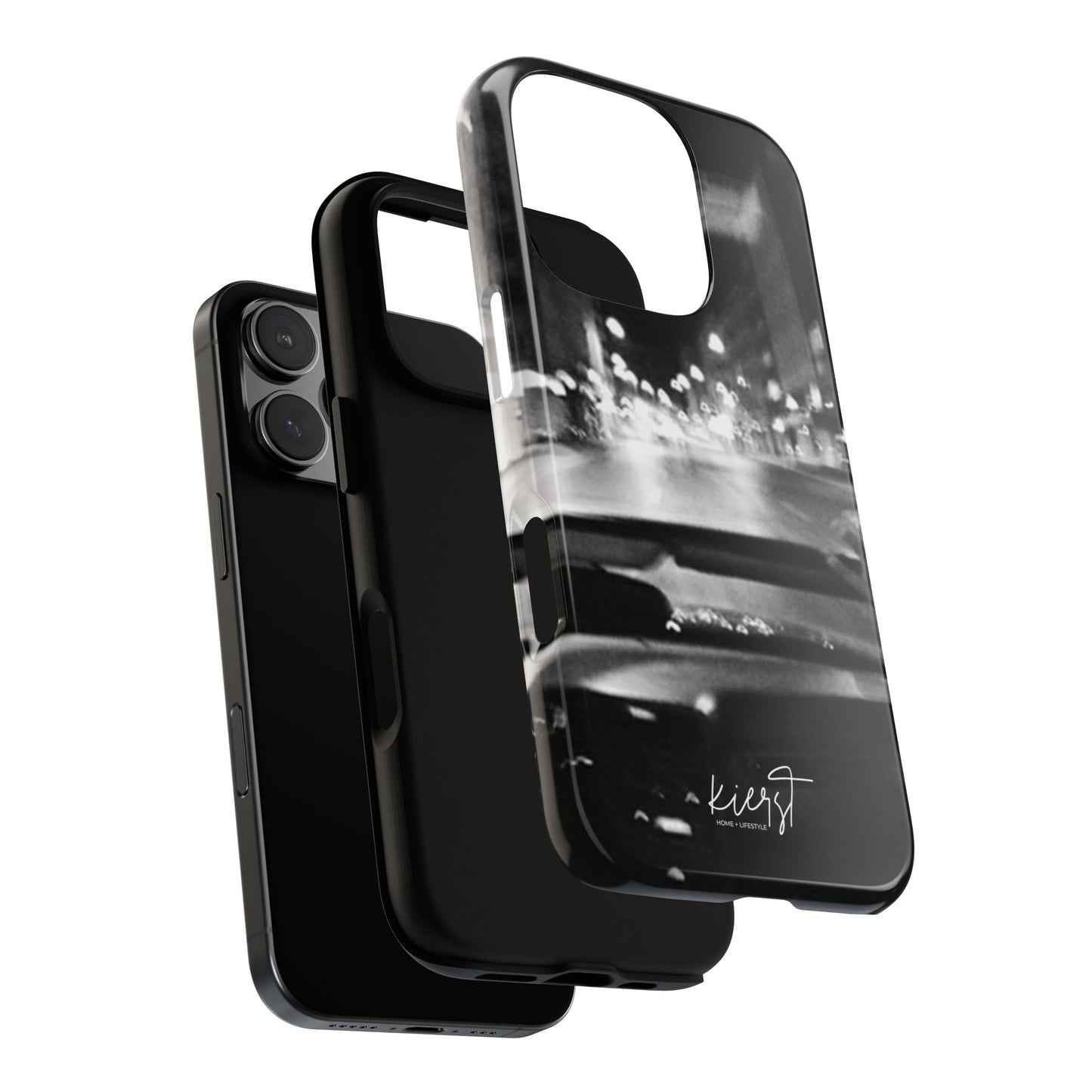 Faded Summer Nights iPhone Case | A Cinematic Blur of City Lights and Nostalgia