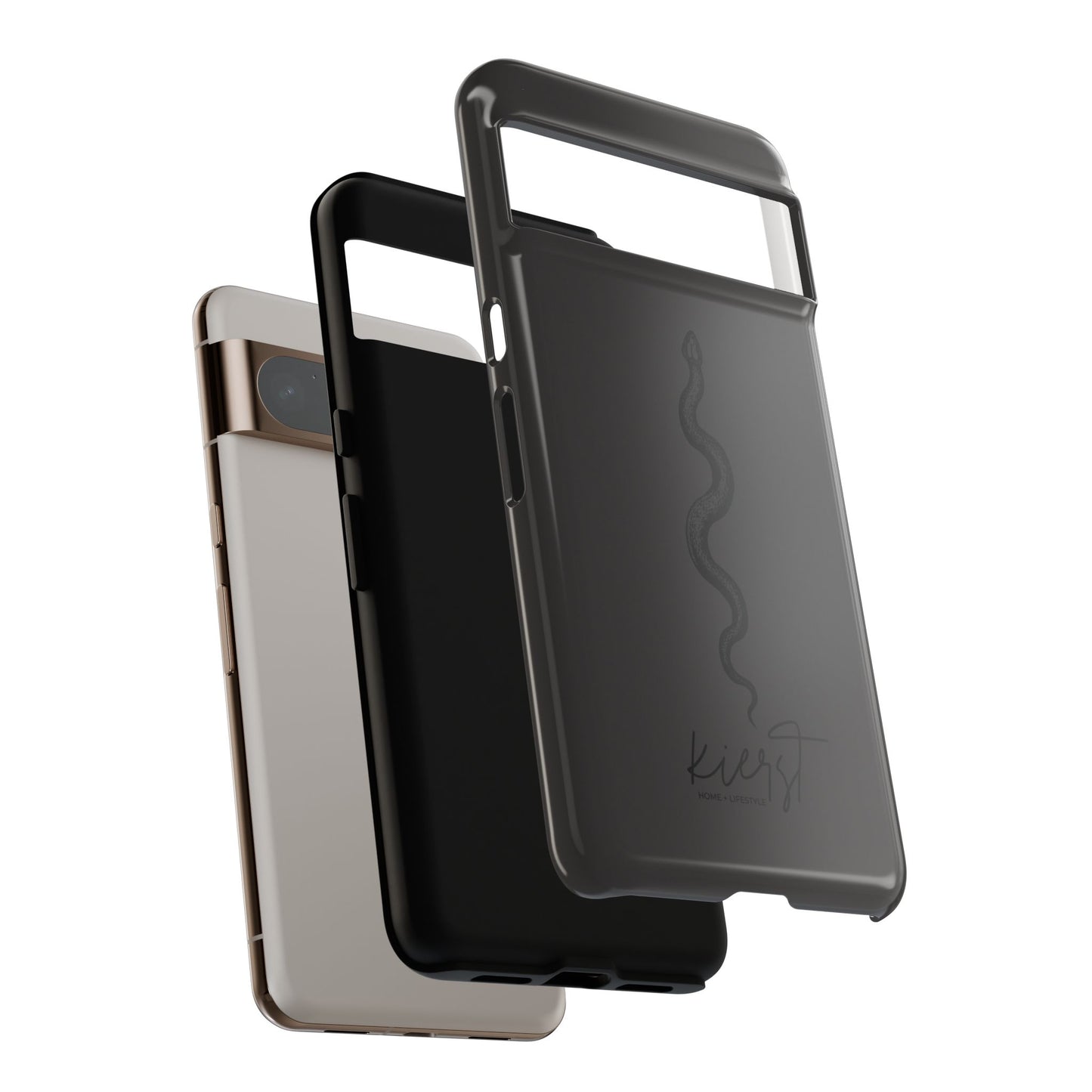 Long Black Snake Google Pixel Phone Case