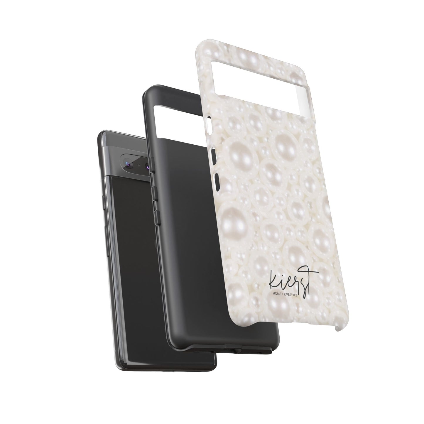 Various Pearls Google Pixel Case | Refined Shine Everyday Style