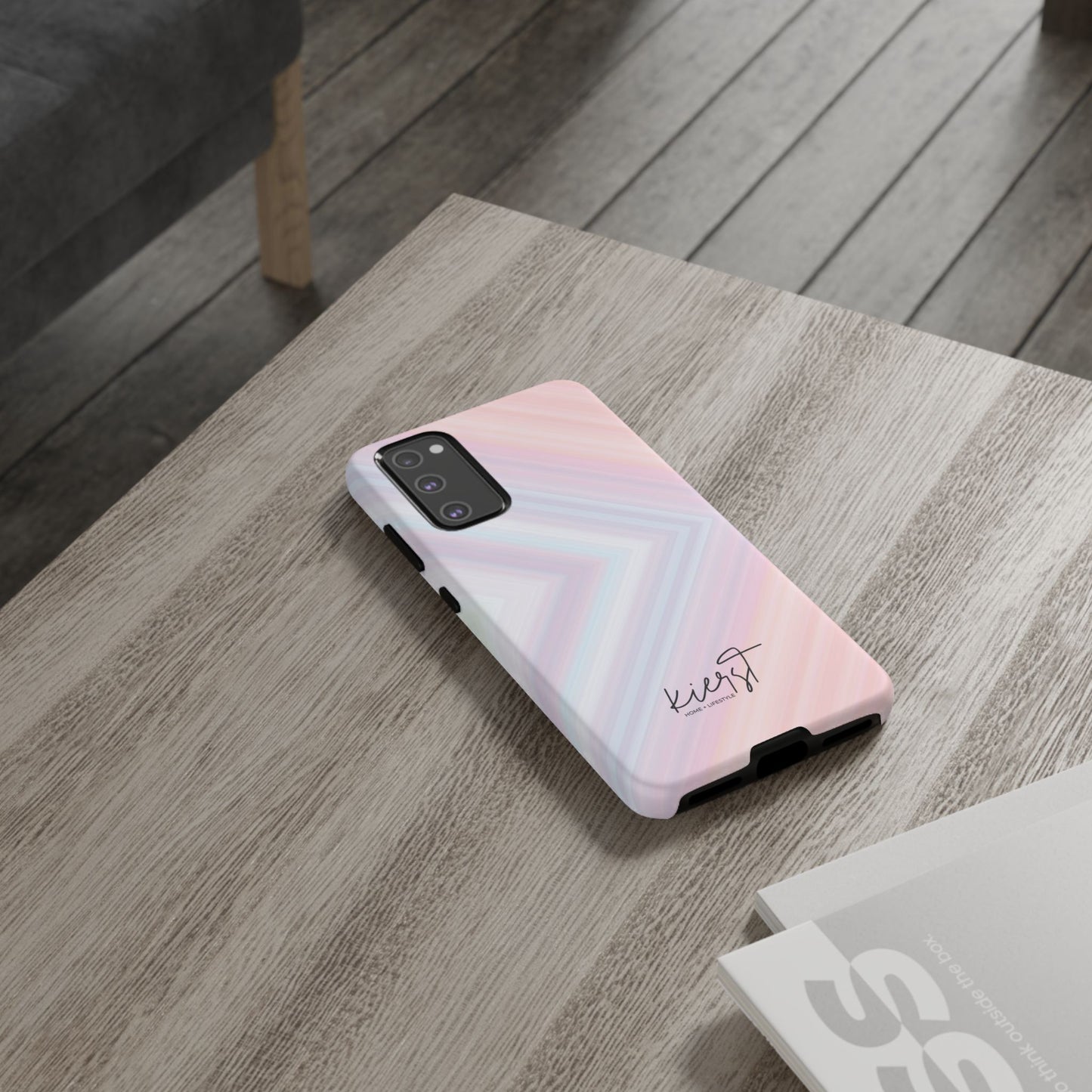Pastel Arrows Samsung Galaxy Phone Case | Soft Geometry, Subtle Glow