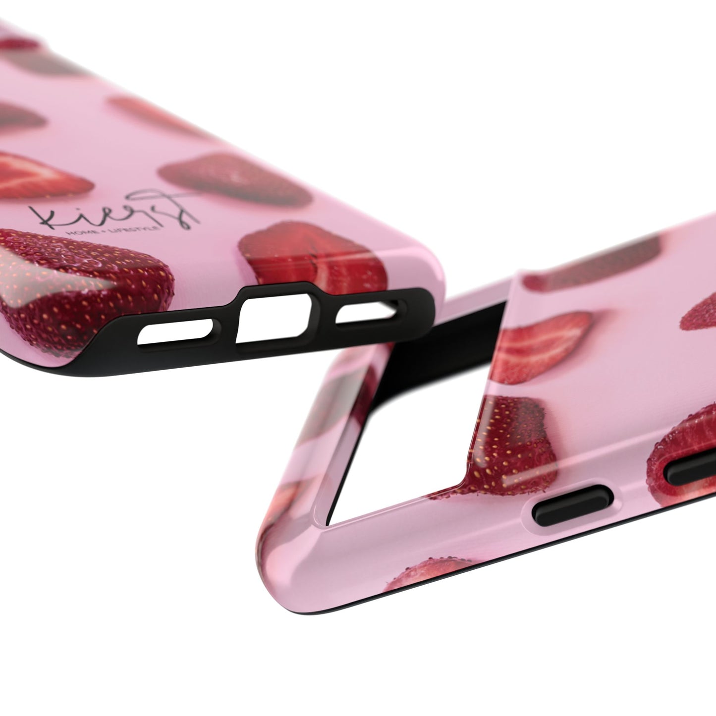 Strawberries Google Pixel Case | Blush-Toned Charm Meets Playful Precision