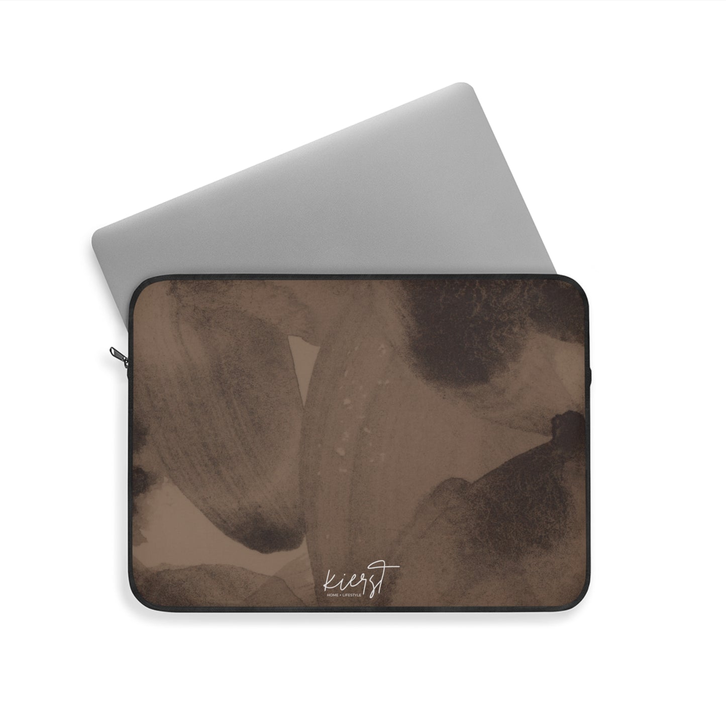 Brown Abstract Laptop Sleeve