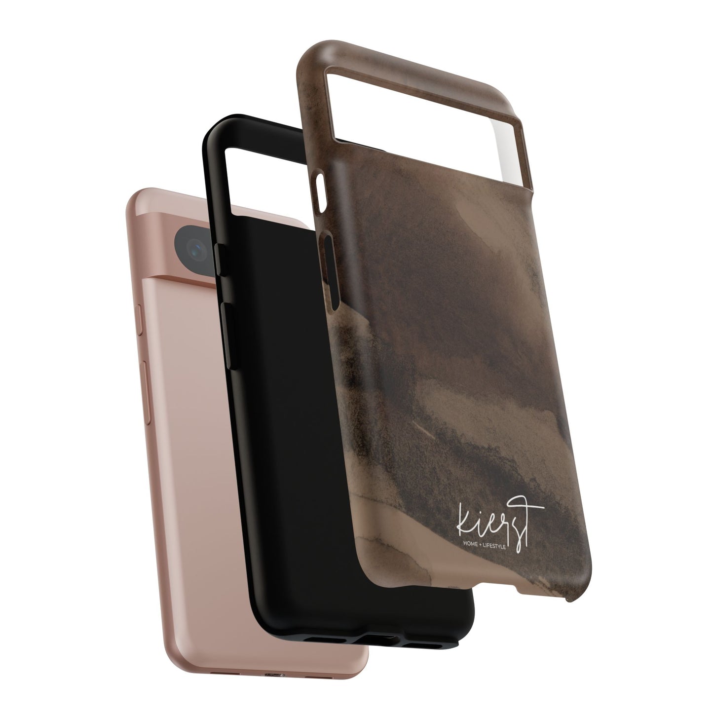Brown Abstract Google Pixel Phone Case