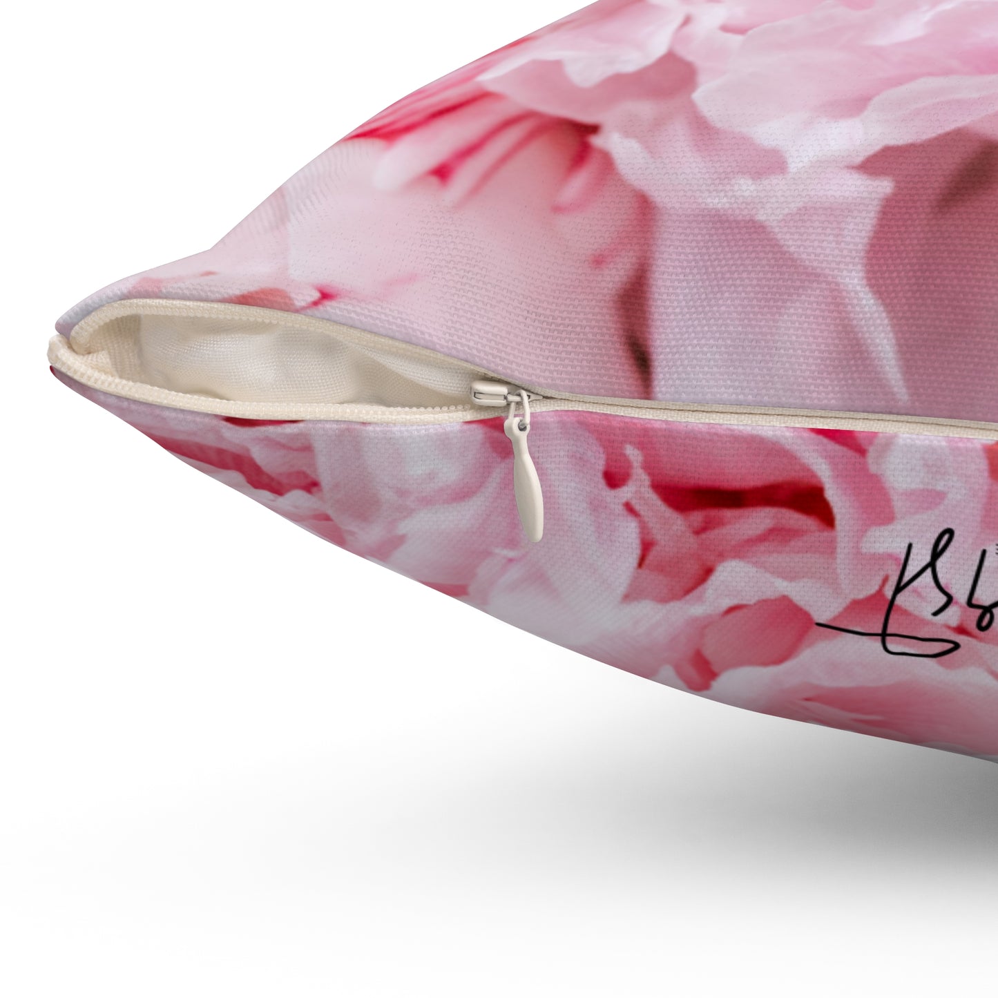 Pink Peony Pillow – Soft Bloom Print