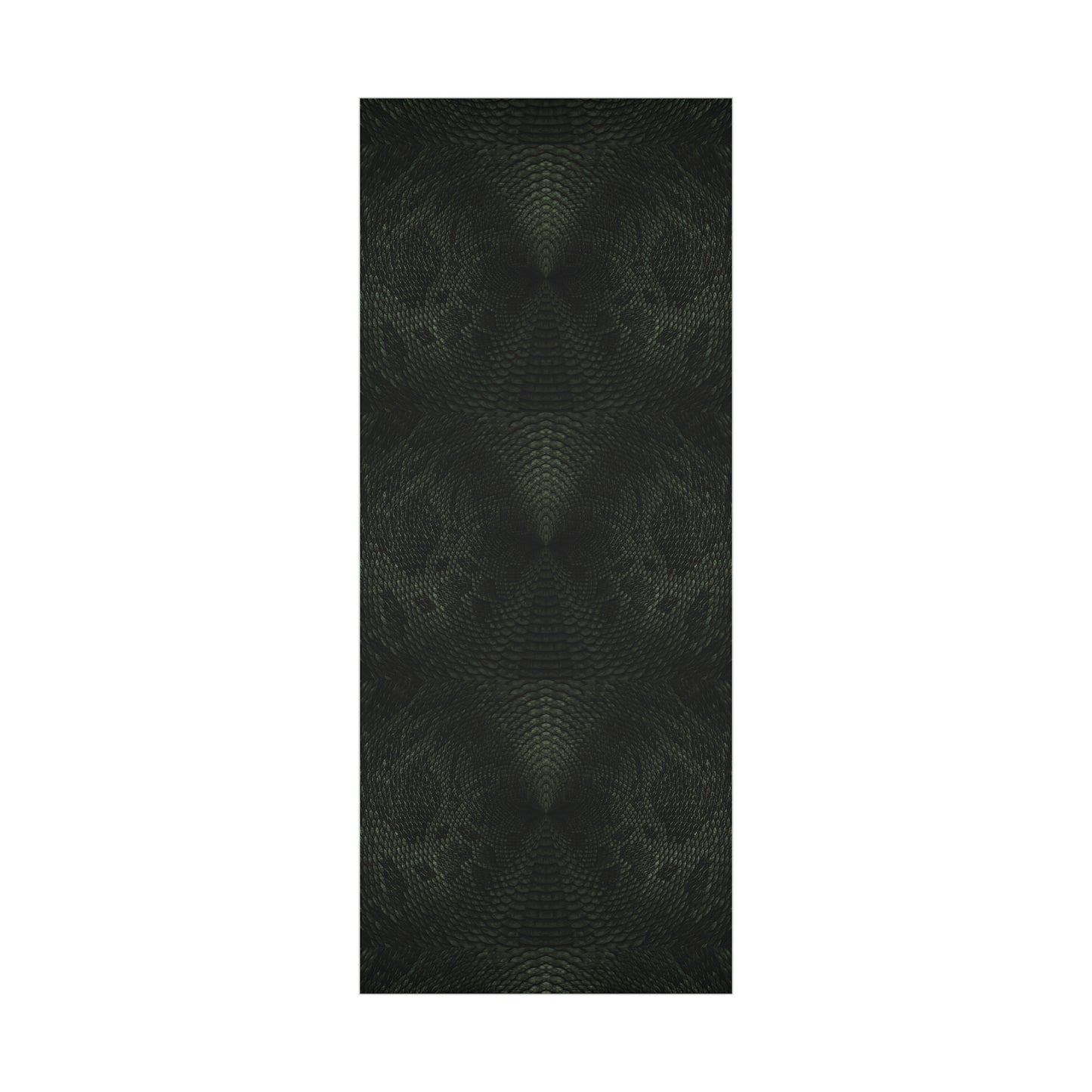 Deep Rich Green Snake Print Gift Wrapping Paper