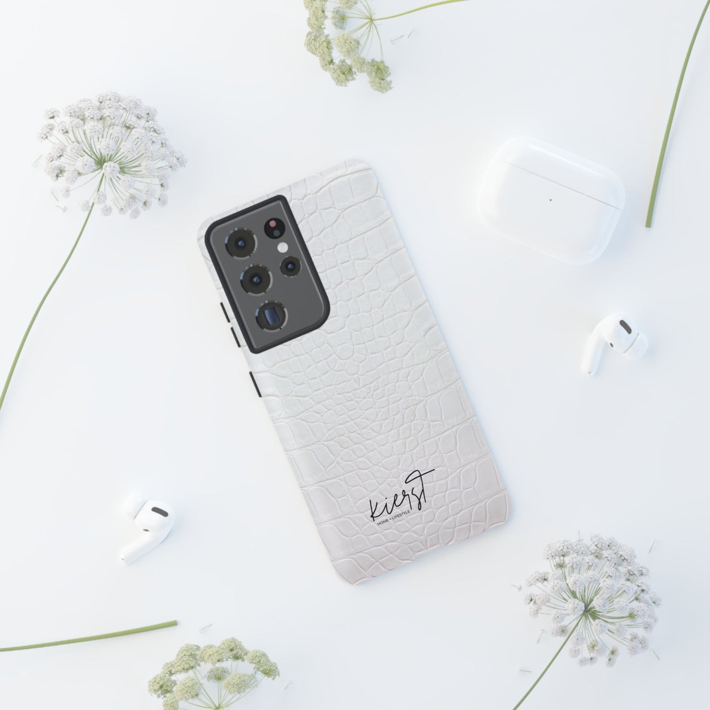 White Alligator Samsung Galaxy Case | Classic Texture Meets Modern Edge