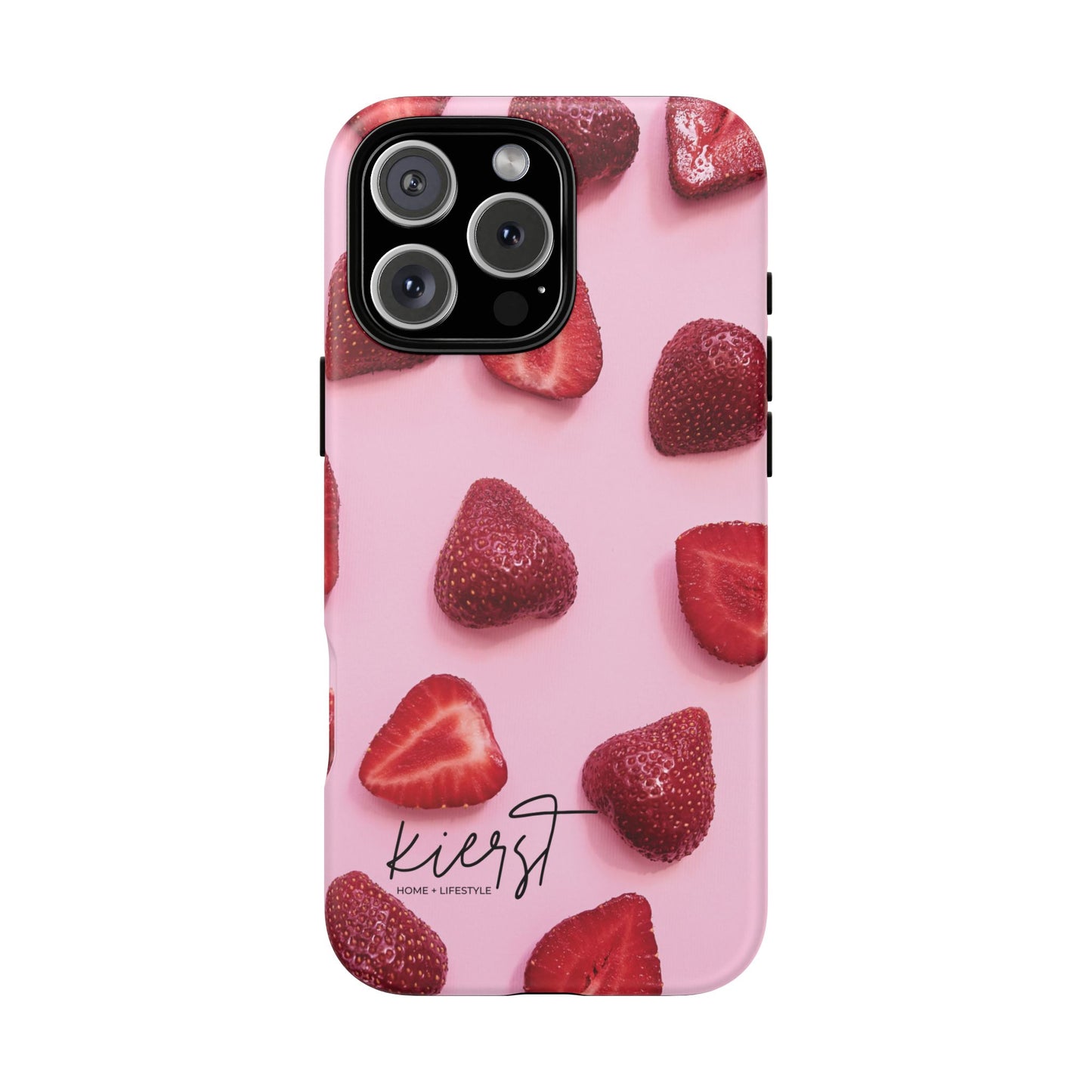 Strawberries iPhone Case | A Sweet Statement Rooted in Soft Luxury