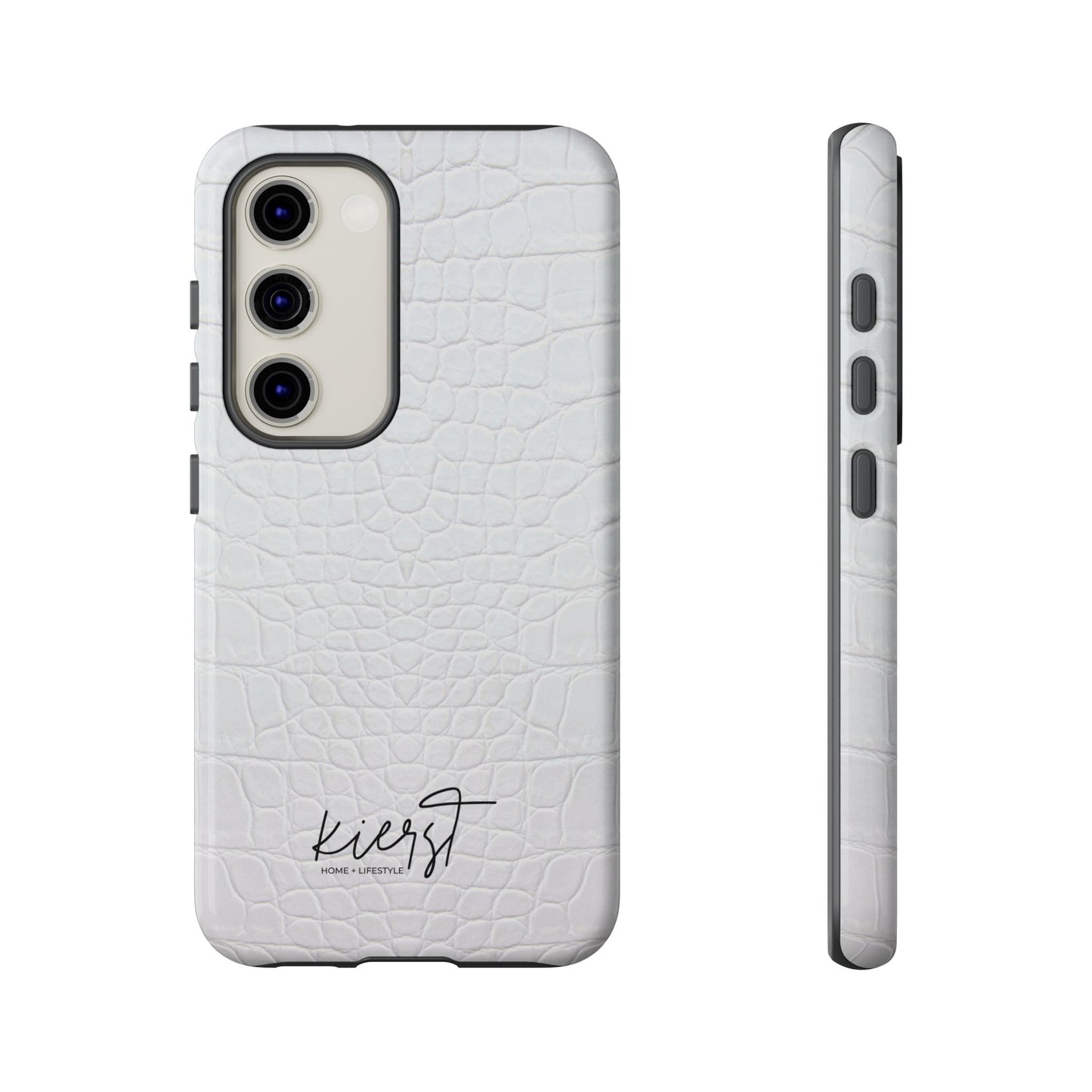 White Alligator Samsung Galaxy Case | Classic Texture Meets Modern Edge