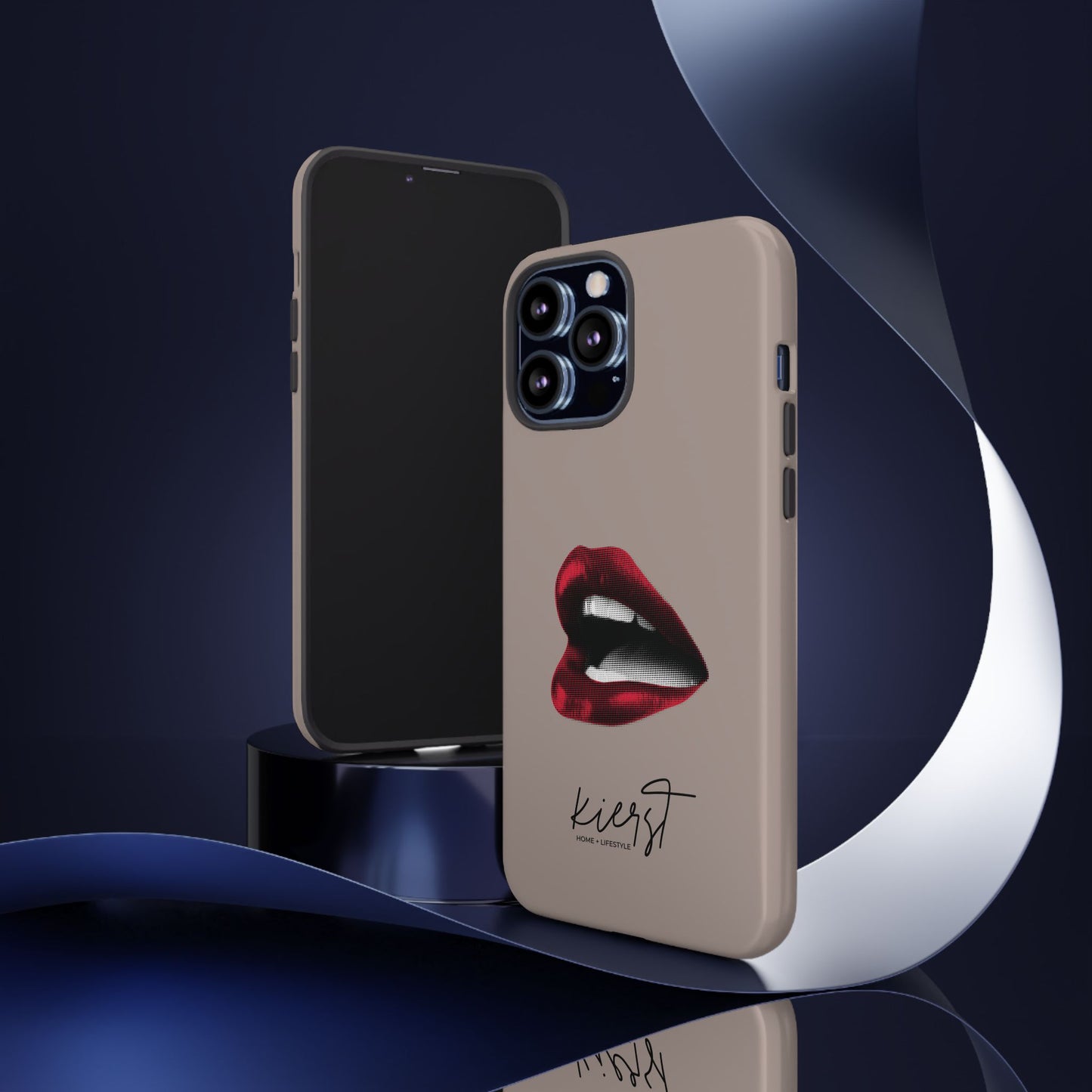 Retro Red Lips iPhone Case | Pop Art Meets Polished