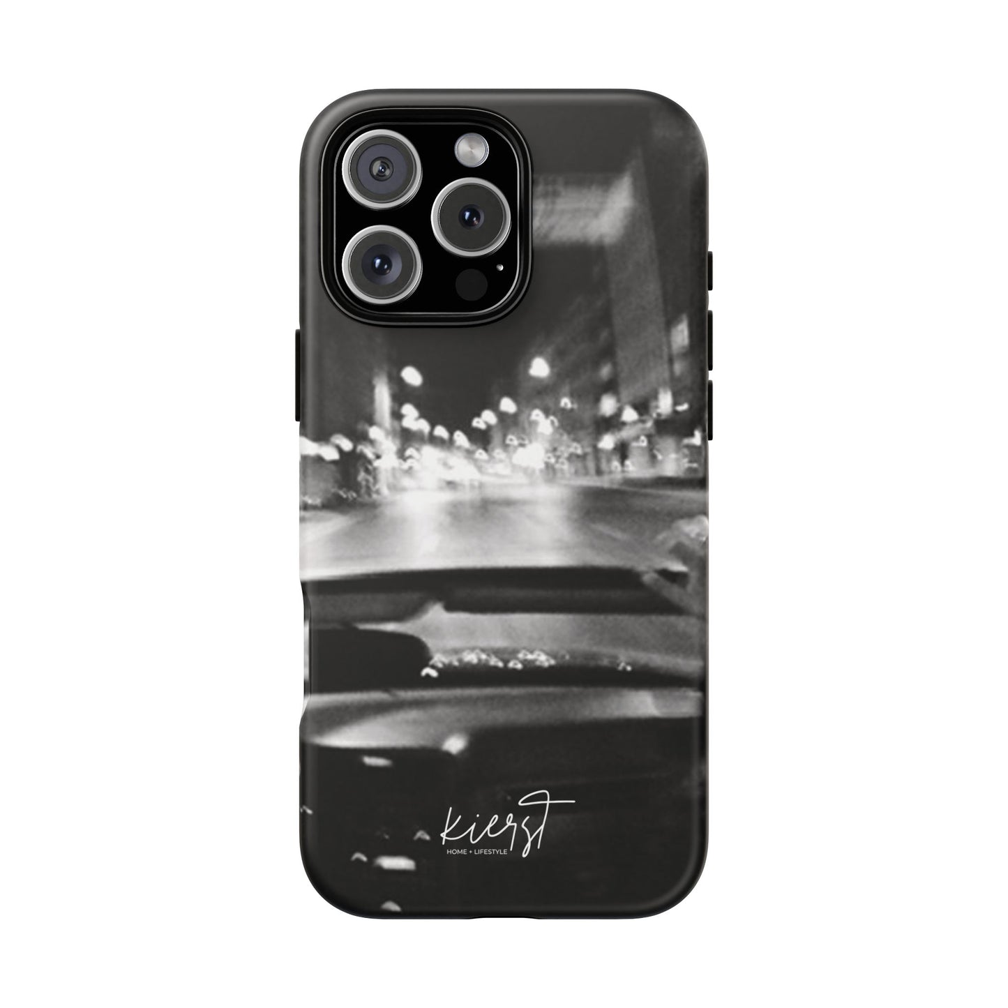 Faded Summer Nights iPhone Case | A Cinematic Blur of City Lights and Nostalgia