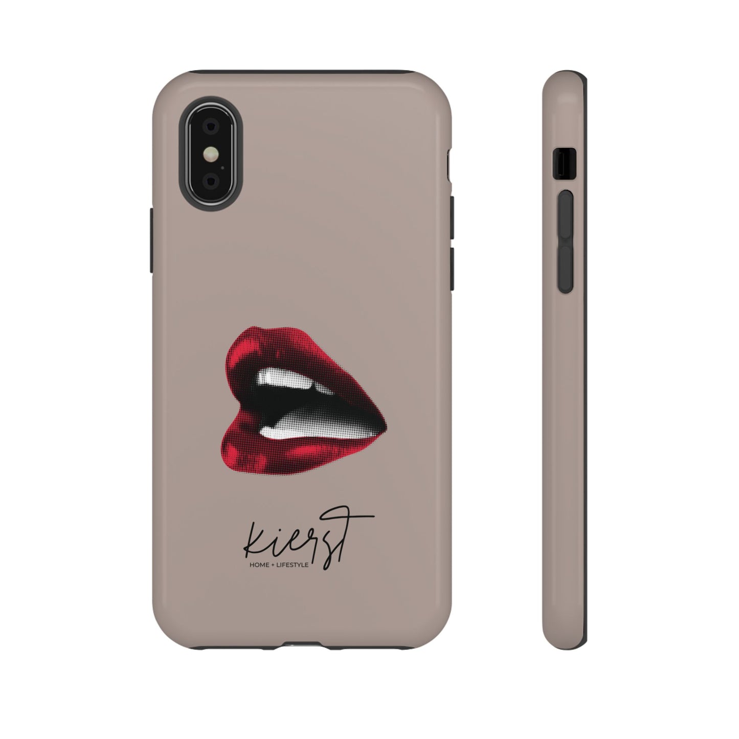 Retro Red Lips iPhone Case | Pop Art Meets Polished