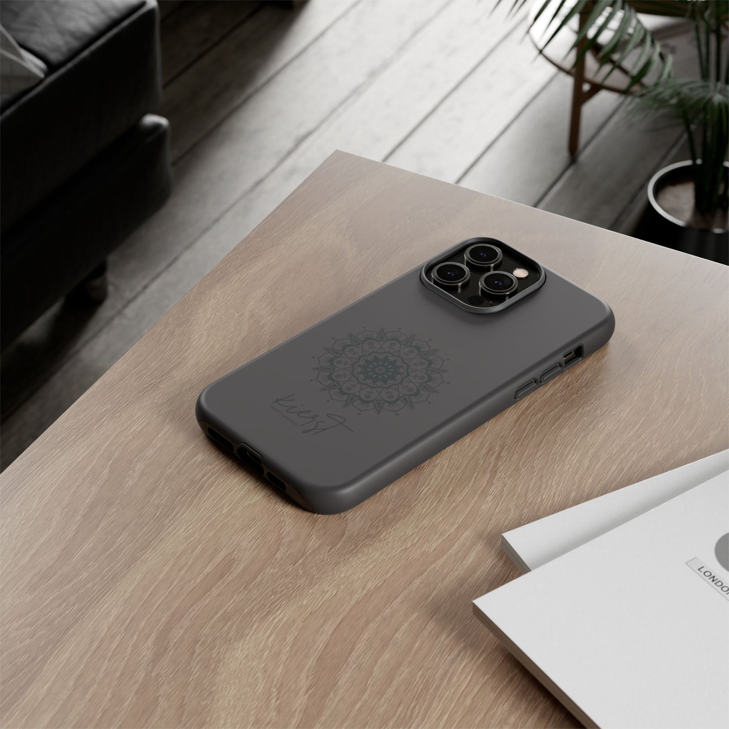 Black Mandala iPhone Case | Refined Calm in Every Curve