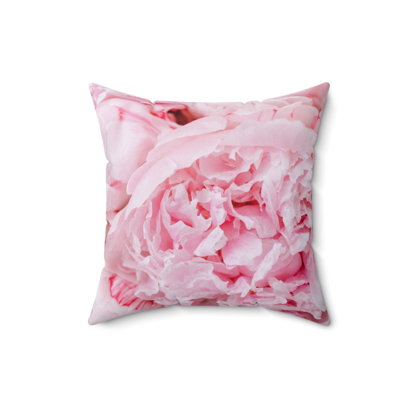 Pink Peony Pillow โ Soft Bloom Print