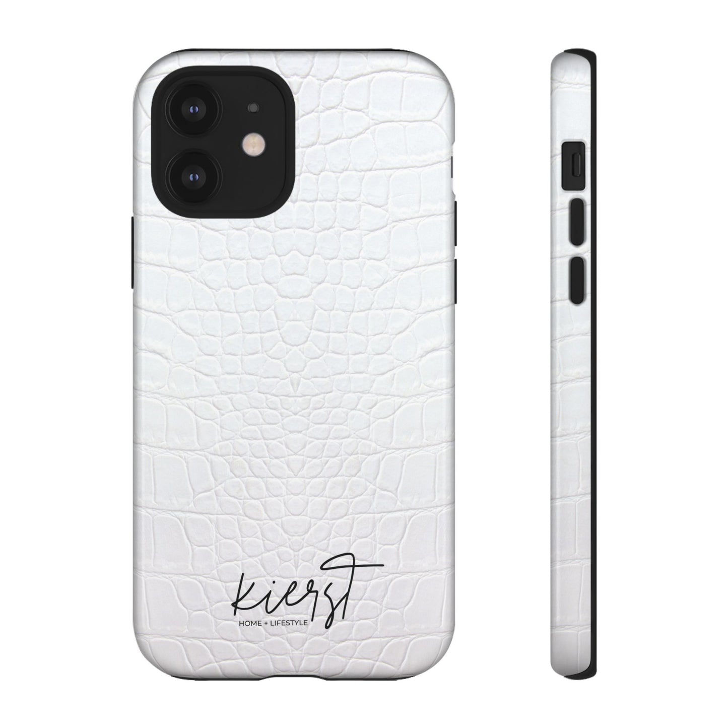 White Alligator iPhone Case | Minimal, Crisp, and Effortlessly Elevated