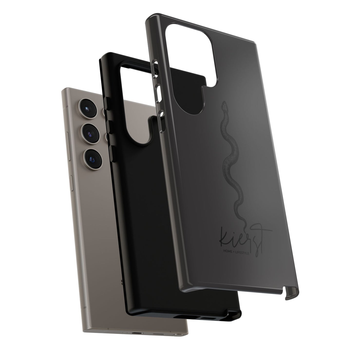 Long Black Snake Samsung Galaxy Phone Case | Power In The Subtleties