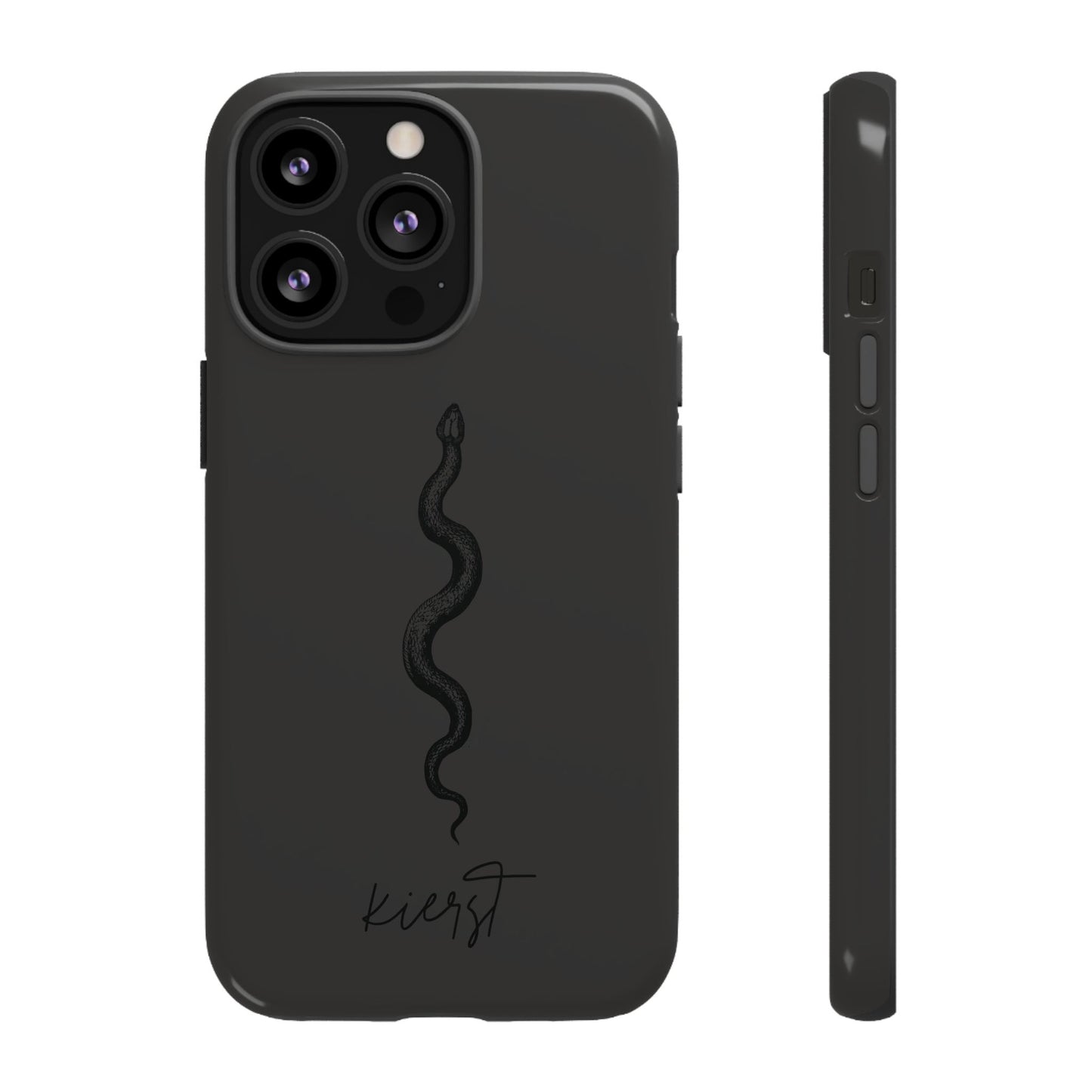 Long Black Snake iPhone Case | Subtle Edge, Quiet Power