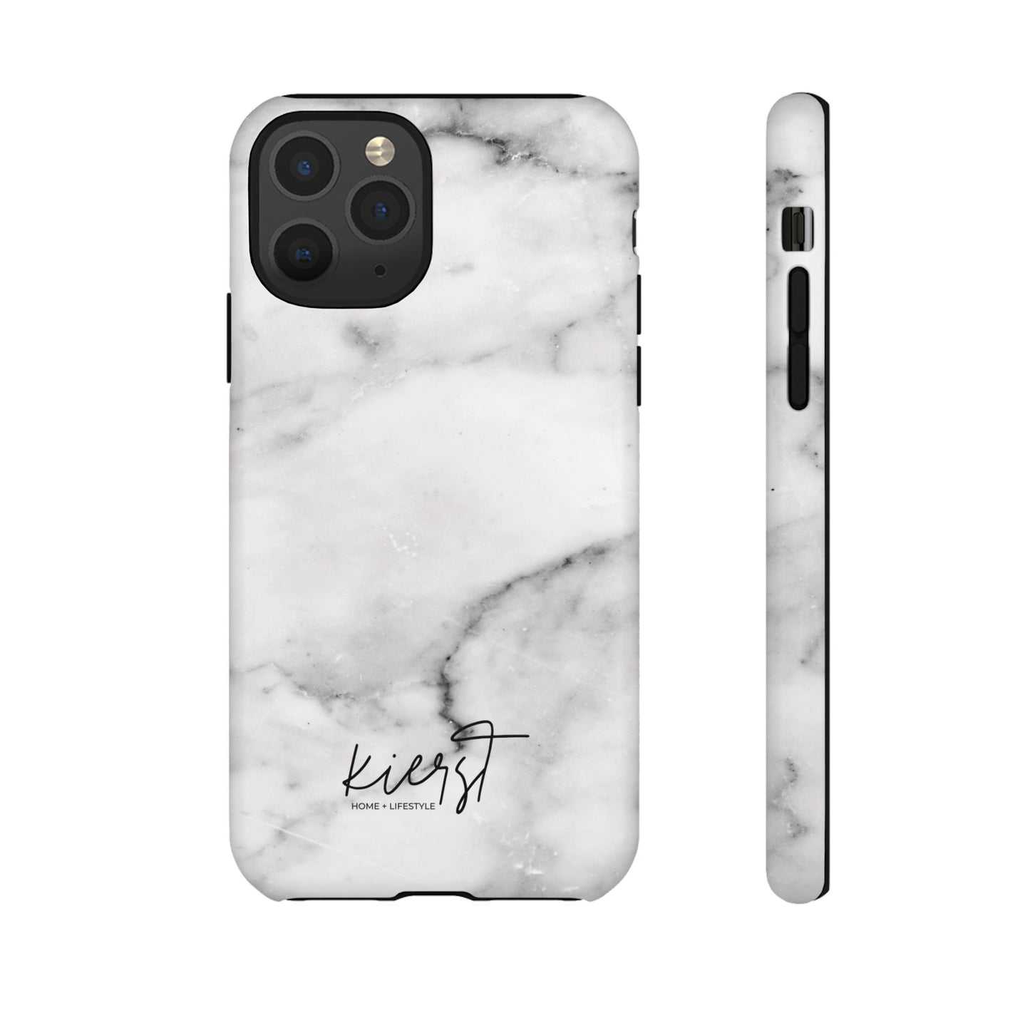 Lived-In White and Grey Marble iPhone Case | Curated Calm, Captured in Marble