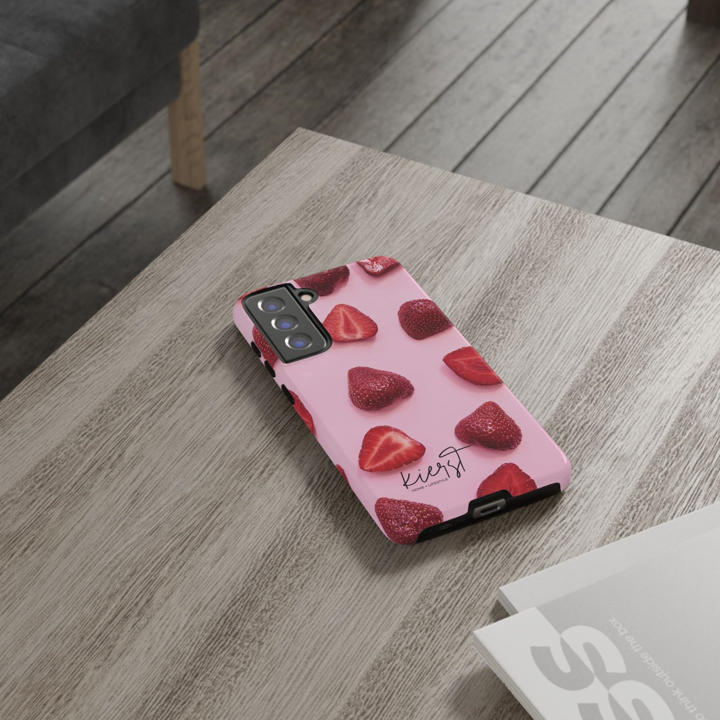 Strawberries Samsung Galaxy Phone Case | A Juicy Pop of Playfulness Meets Polished Design