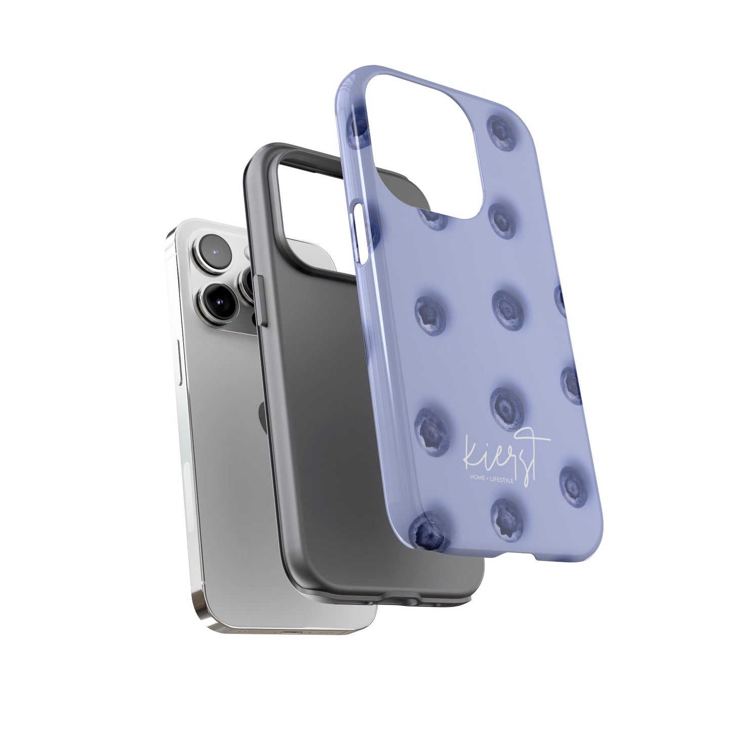 Blueberries iPhone Case | A refined play on fruit-forward charm