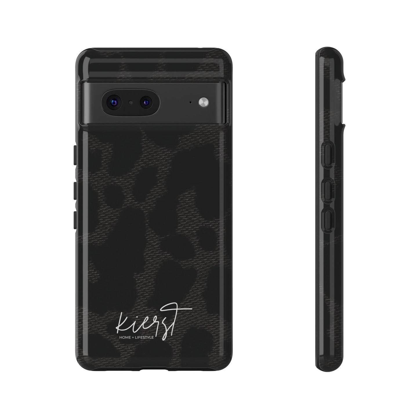 Black Leopard Google Pixel Phone Case | Striking Neutral, Wild Edge