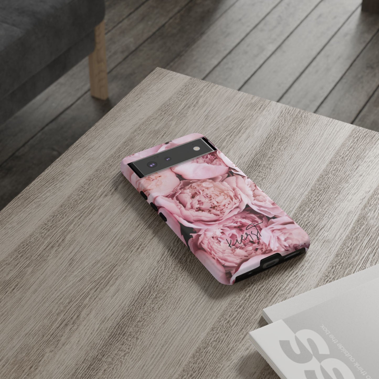 Pink Peonies Google Pixel Phone Case | Romantic Florals, Everyday Function