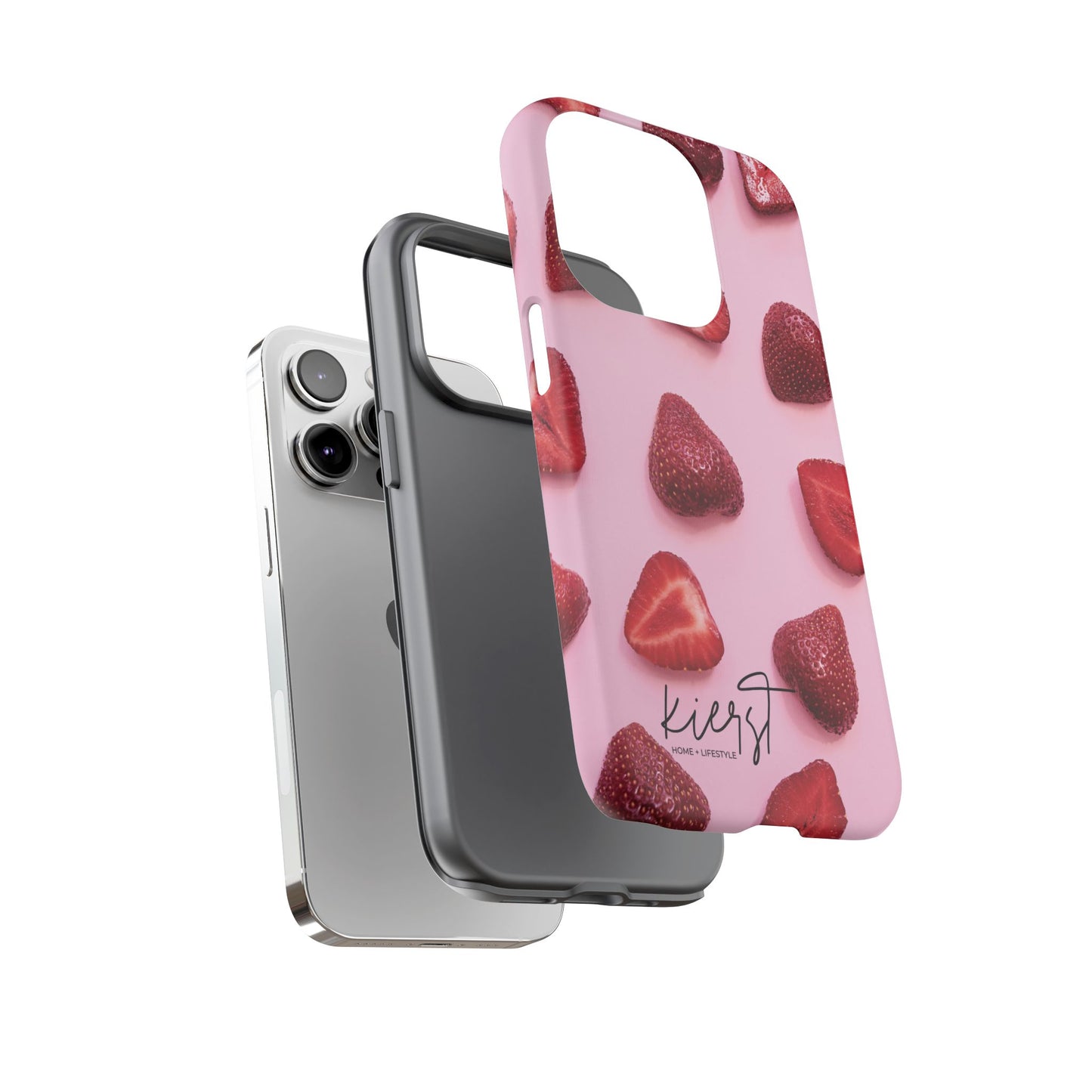 Strawberries iPhone Case | A Sweet Statement Rooted in Soft Luxury