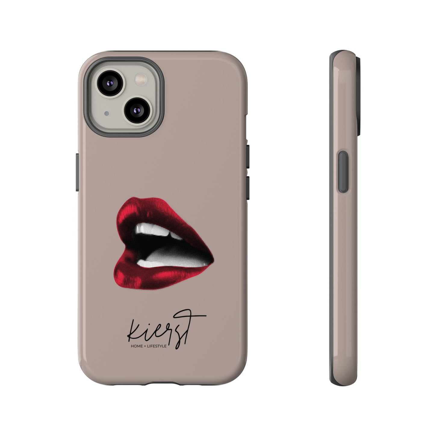 Retro Red Lips iPhone Case | Pop Art Meets Polished
