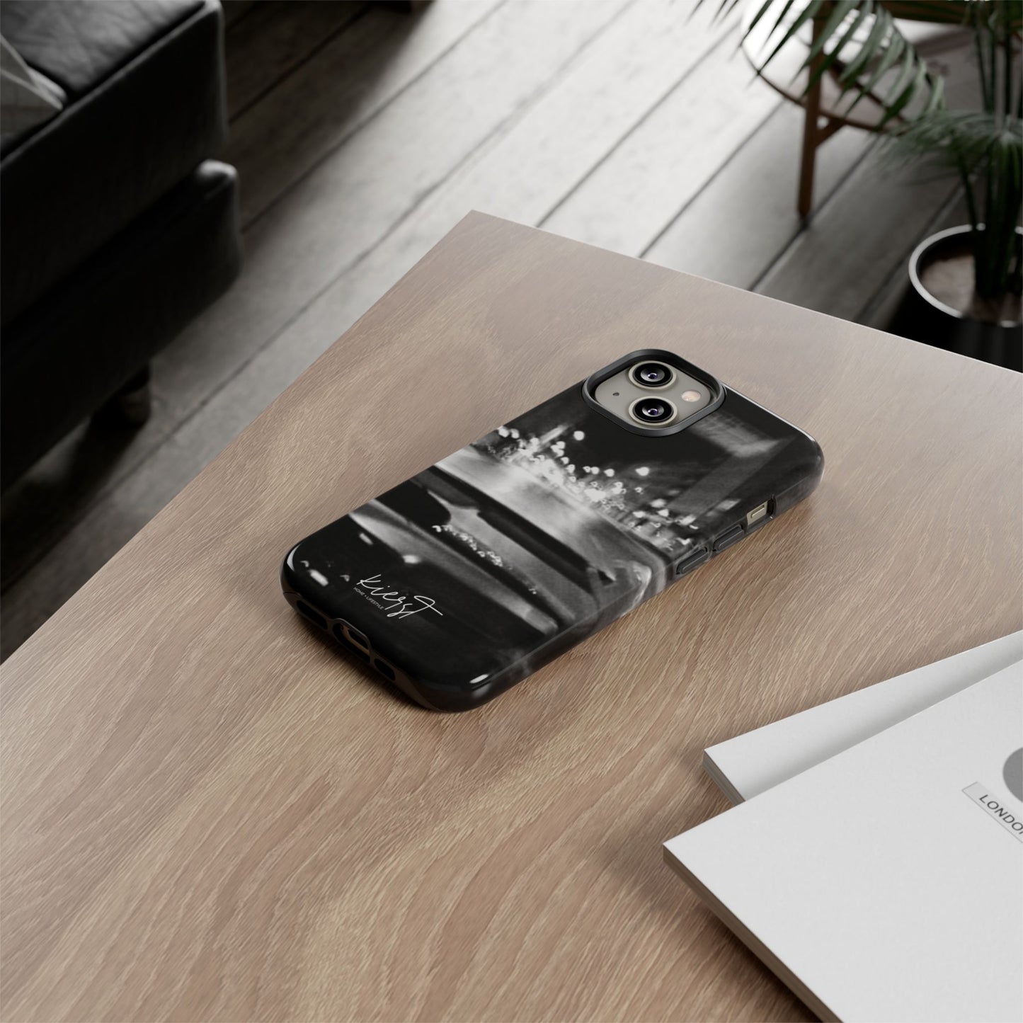 Faded Summer Nights iPhone Case | A Cinematic Blur of City Lights and Nostalgia