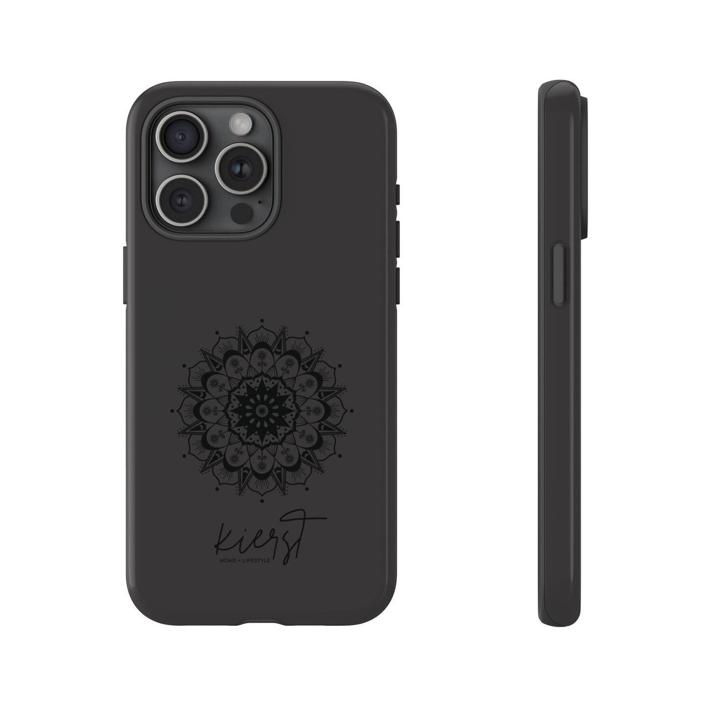 Black Mandala iPhone Case | Refined Calm in Every Curve