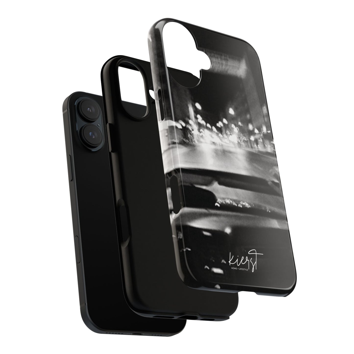 Faded Summer Nights iPhone Case | A Cinematic Blur of City Lights and Nostalgia