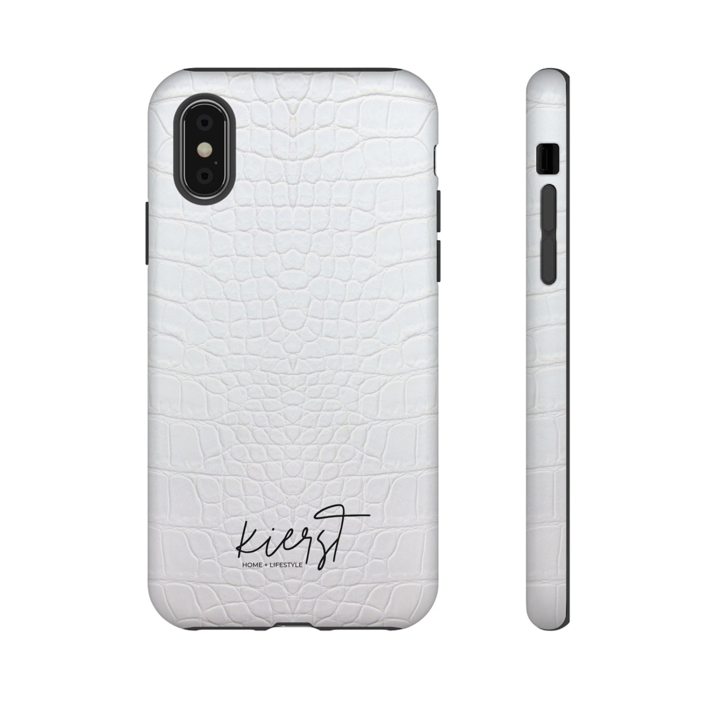 White Alligator iPhone Case | Minimal, Crisp, and Effortlessly Elevated
