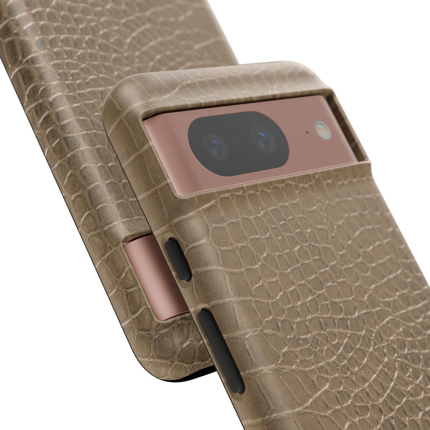 Tan Alligator Print Google Pixel Case | Warm Neutrals, Refined Style