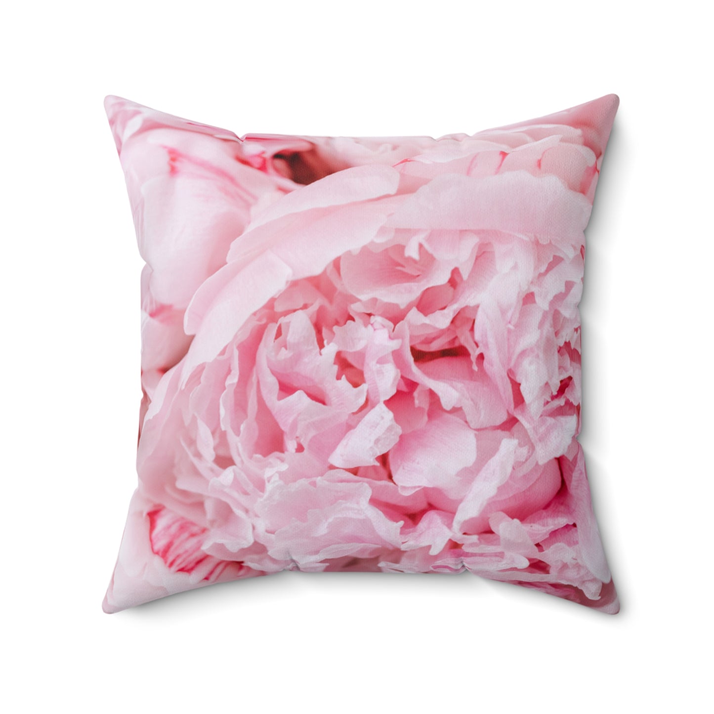 Pink Peony Pillow โ Soft Bloom Print