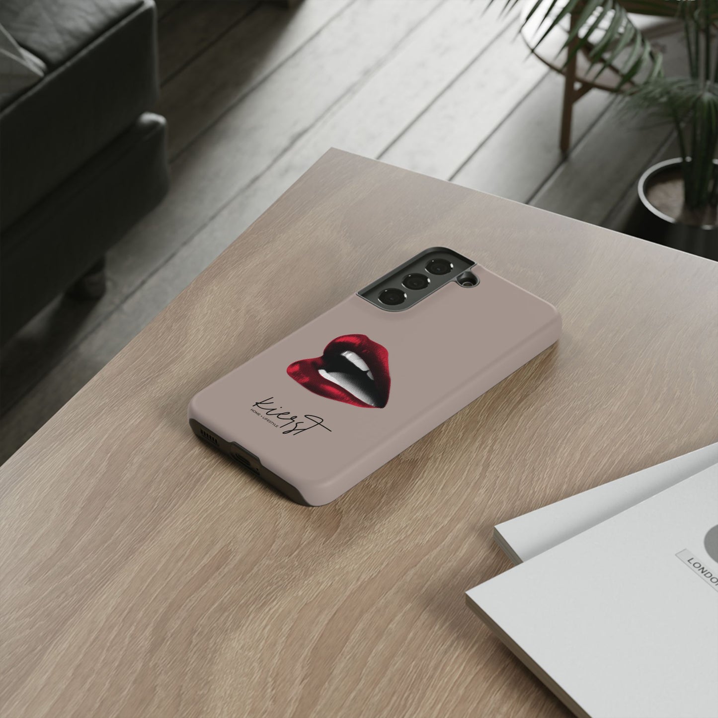 Retro Red Lips Samsung Galaxy Case | Pop Art, Luxe Feel