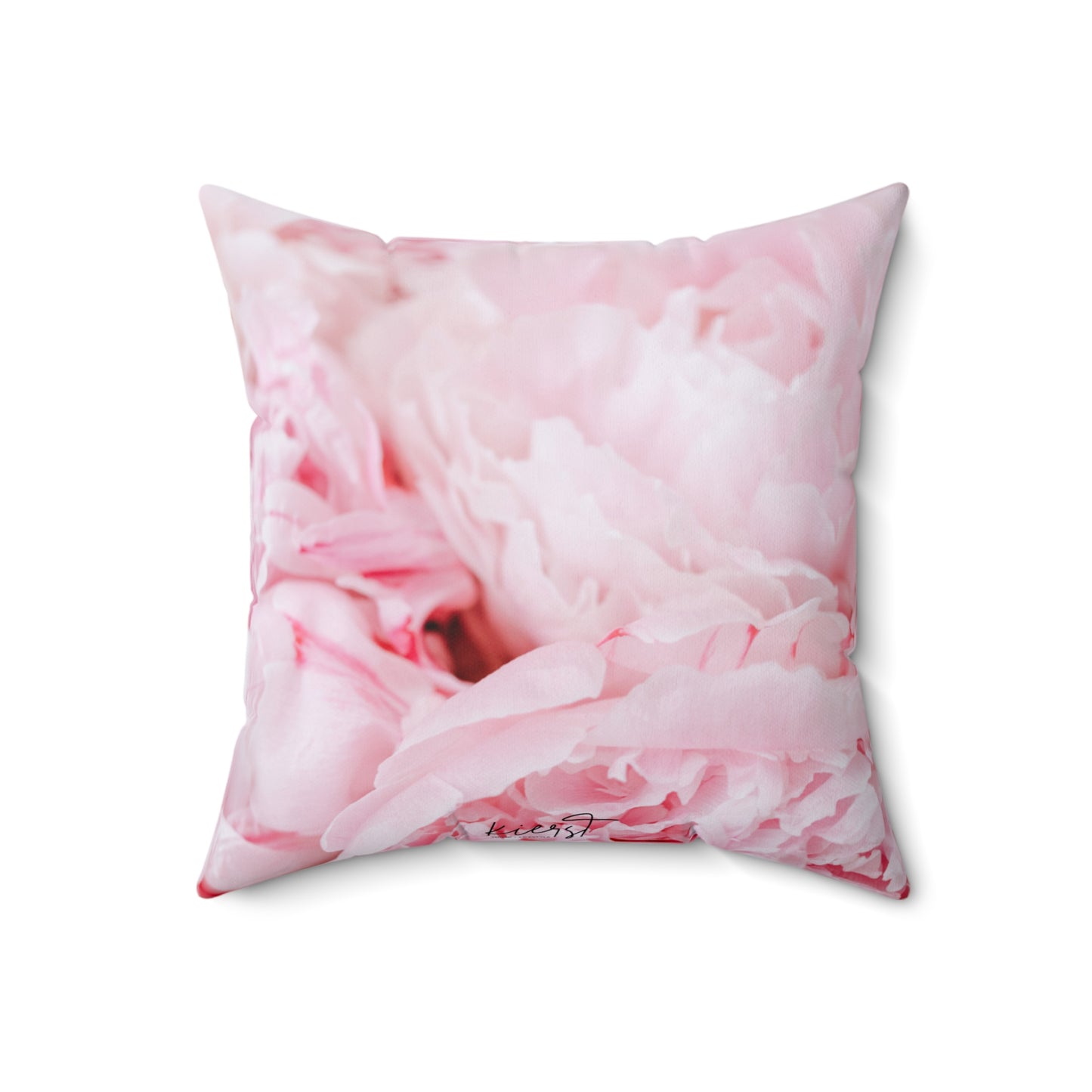 Pink Peony Pillow โ Soft Bloom Print