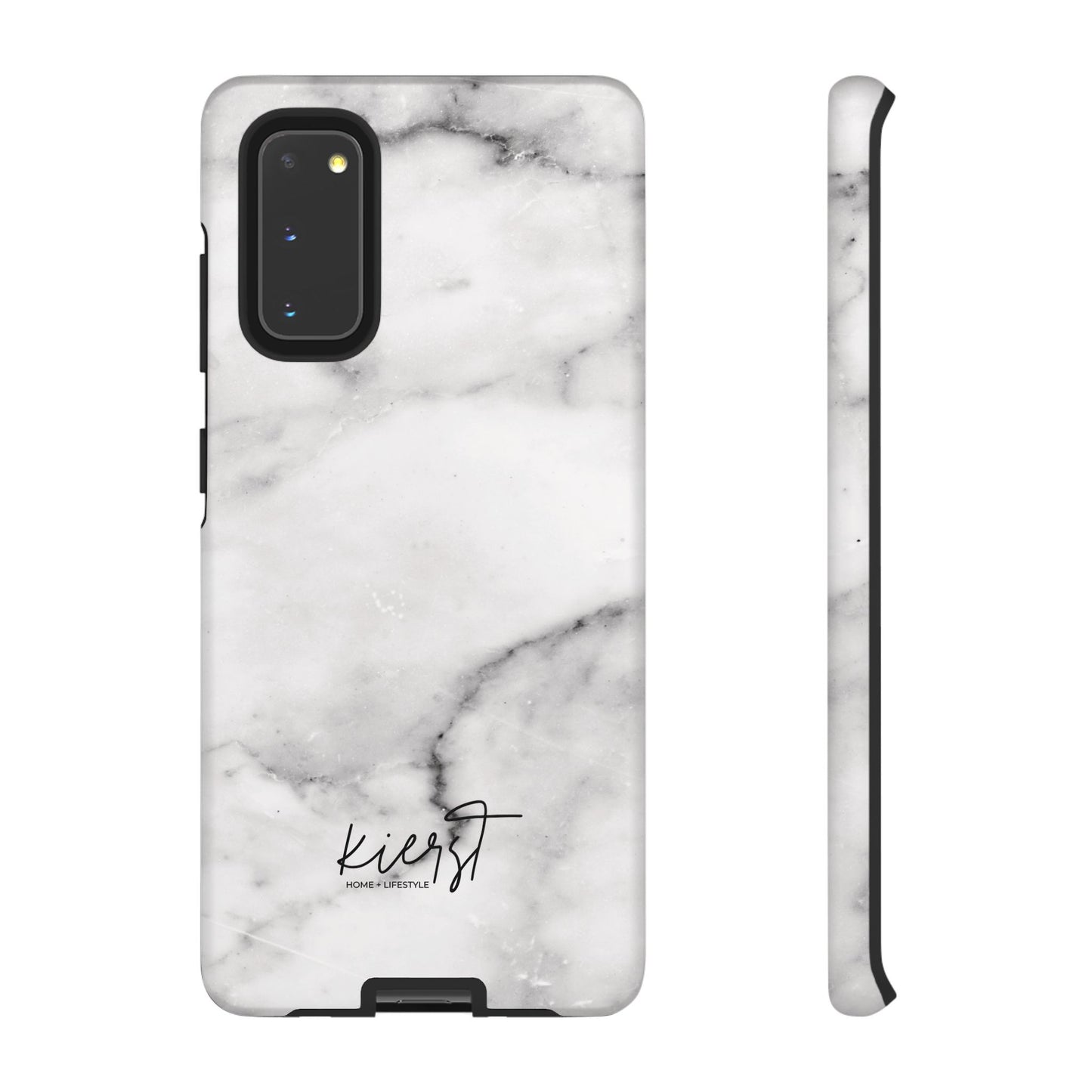 Lived-In White and Grey Marble Samsung Galaxy Case | Soft Strength, Redefined