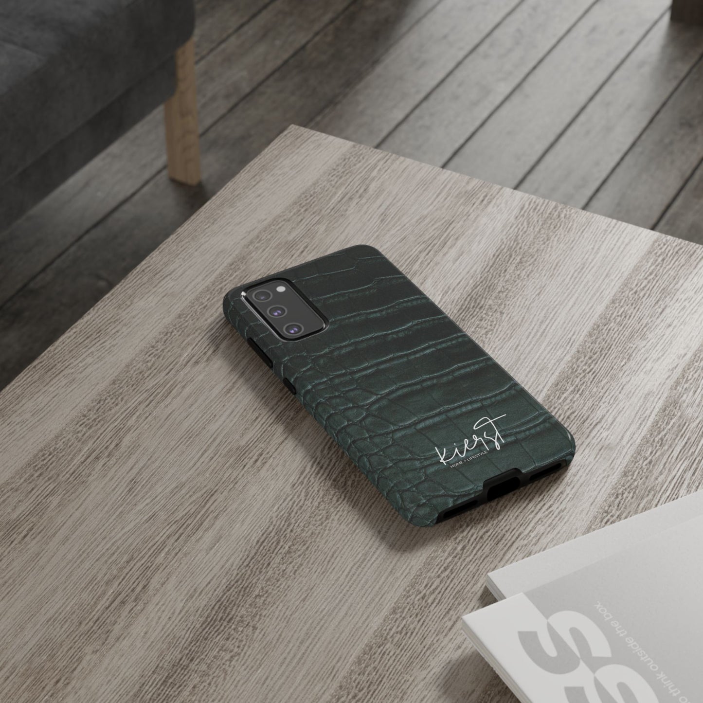 Emerald Crocodile Print Samsung Galaxy Case | Bold. Luxe. Unapologetic.