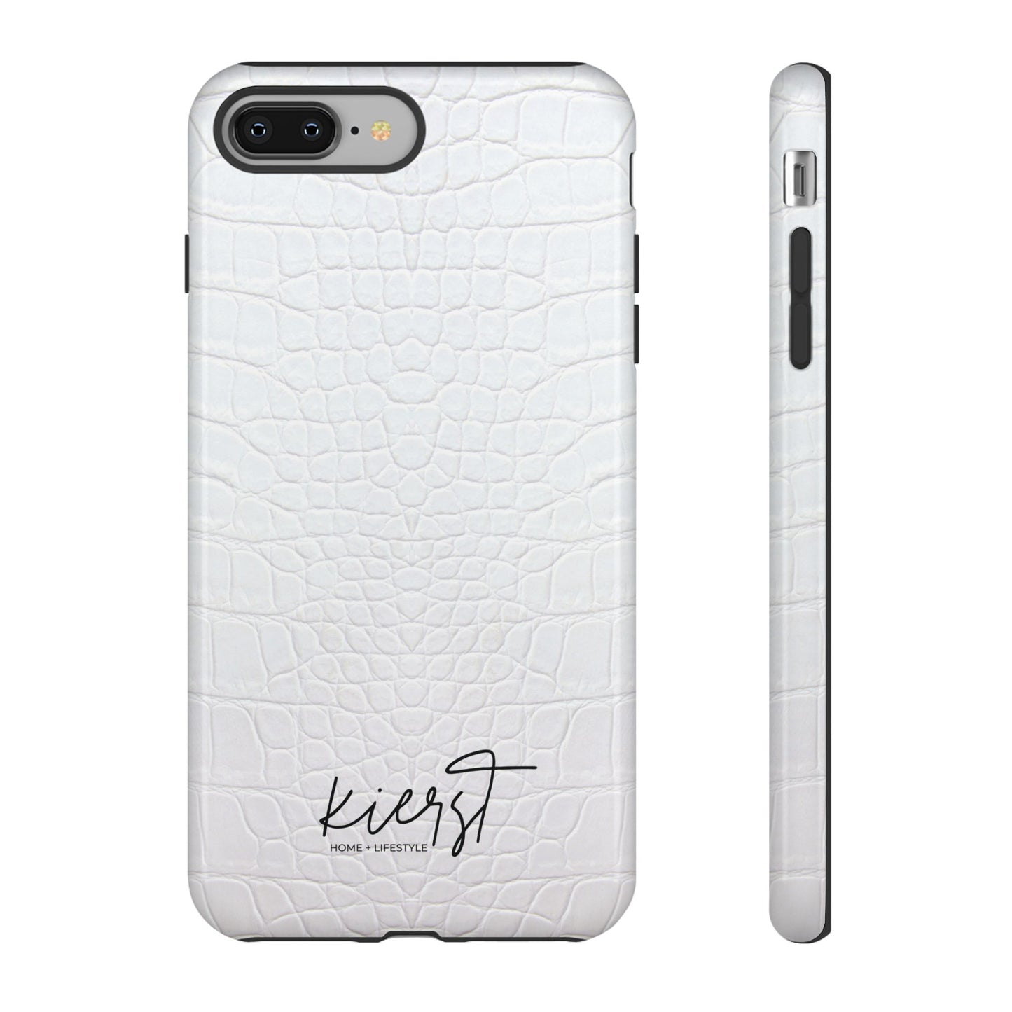 White Alligator iPhone Case | Minimal, Crisp, and Effortlessly Elevated