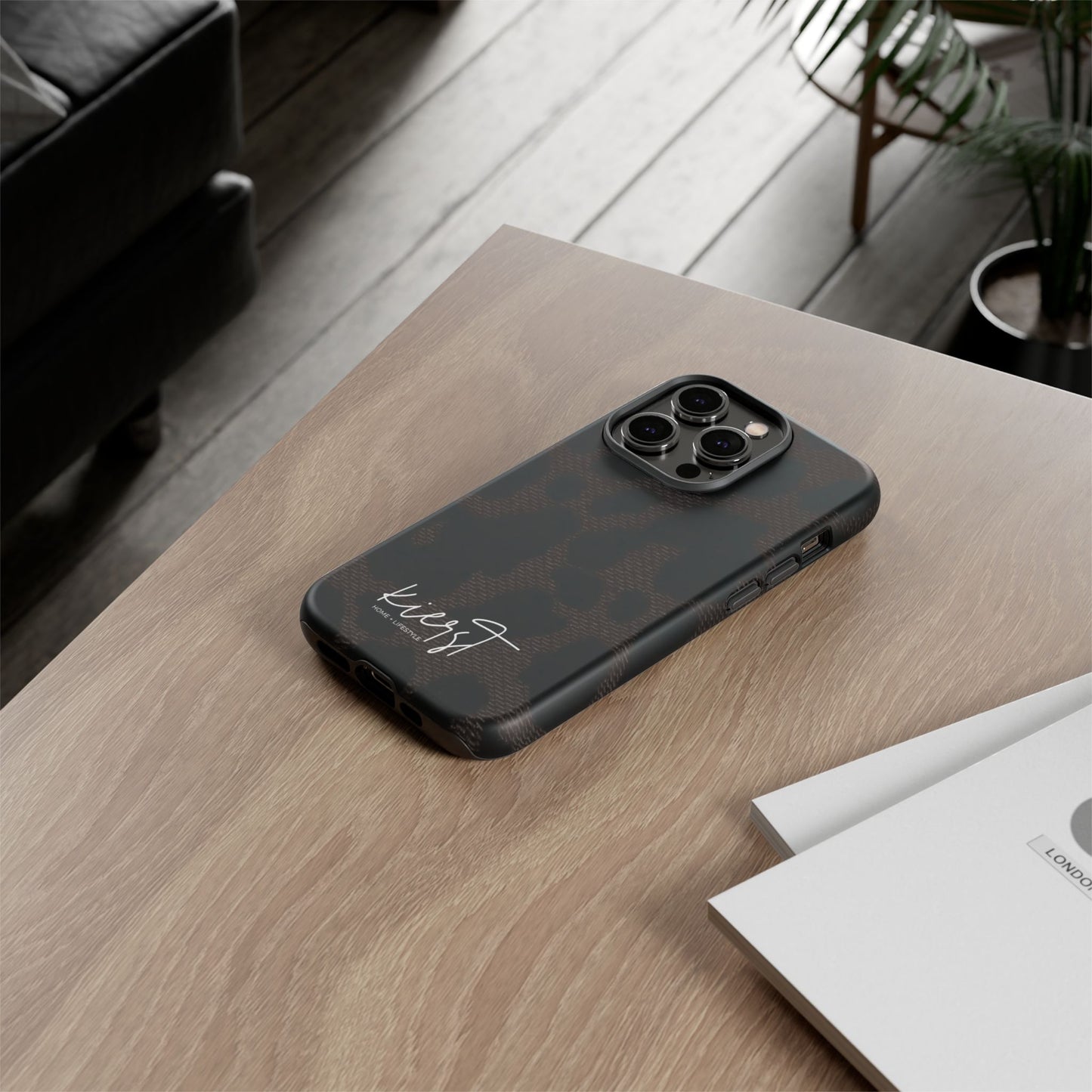 Black Leopard iPhone Case