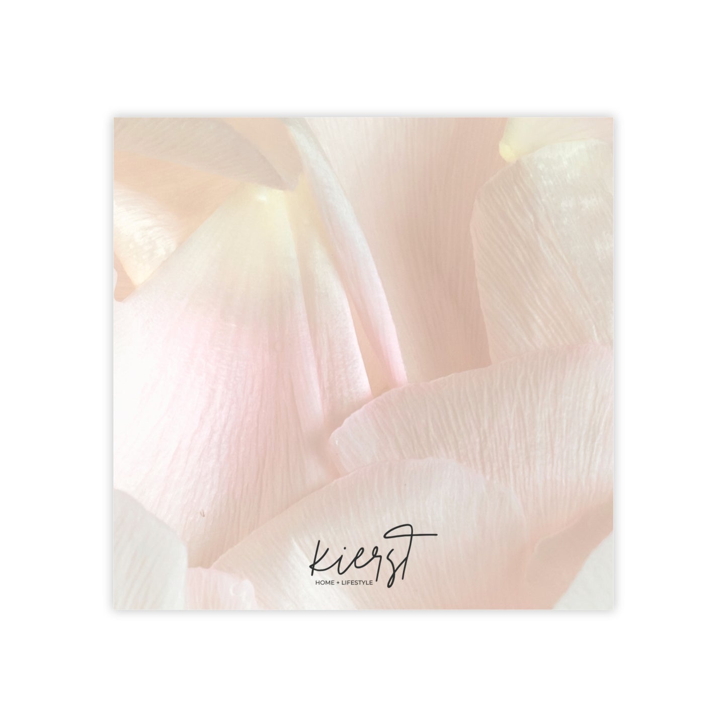 Iridescent Petals Post-it® Note Pad | Soft Pink Floral Sticky Notes for Elegant Everyday Reminders