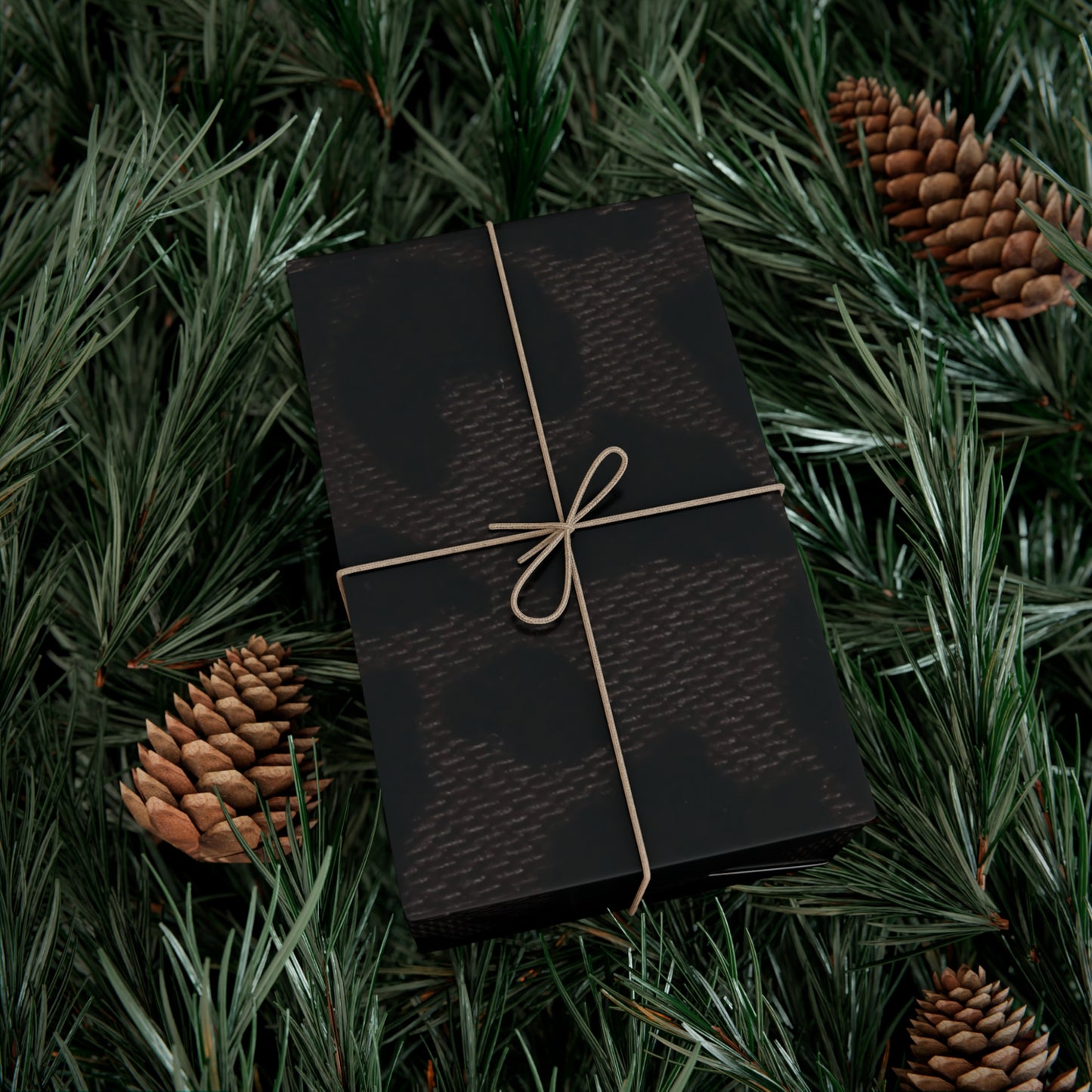 Black Leopard Gift Wrapping Paper