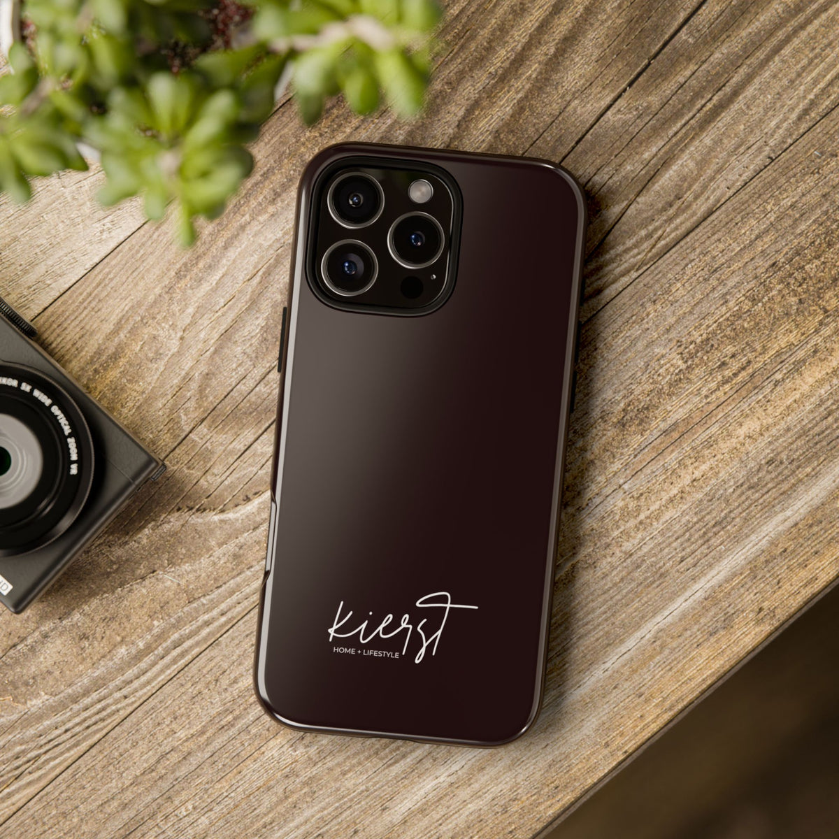 Signature Velvet Noir iPhone Case