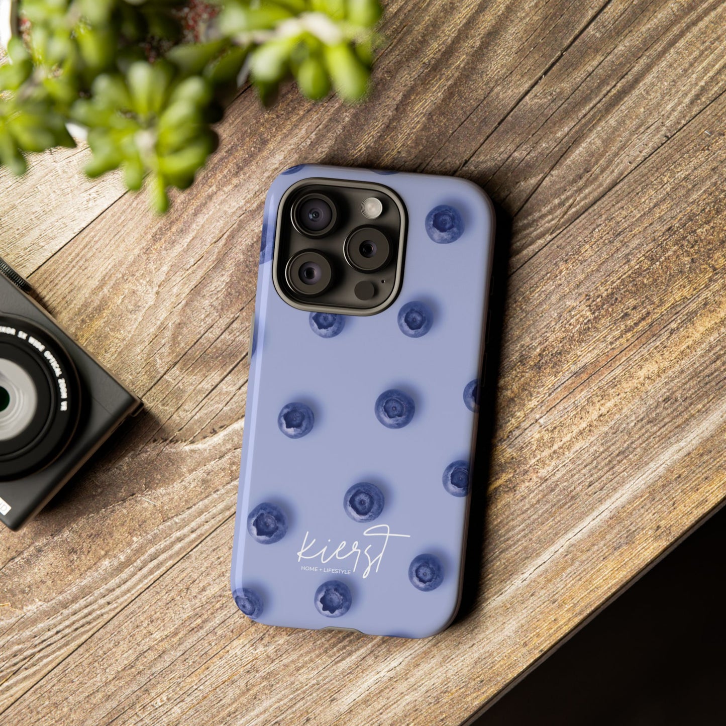Blueberries iPhone Case | A refined play on fruit-forward charm