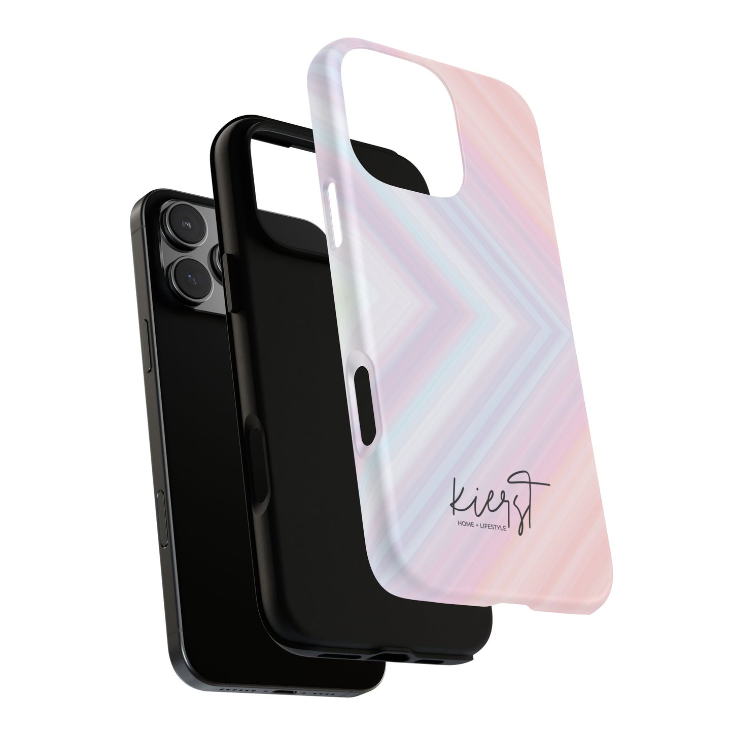 Pastel Arrows iPhone Case | Light layers, quiet movement