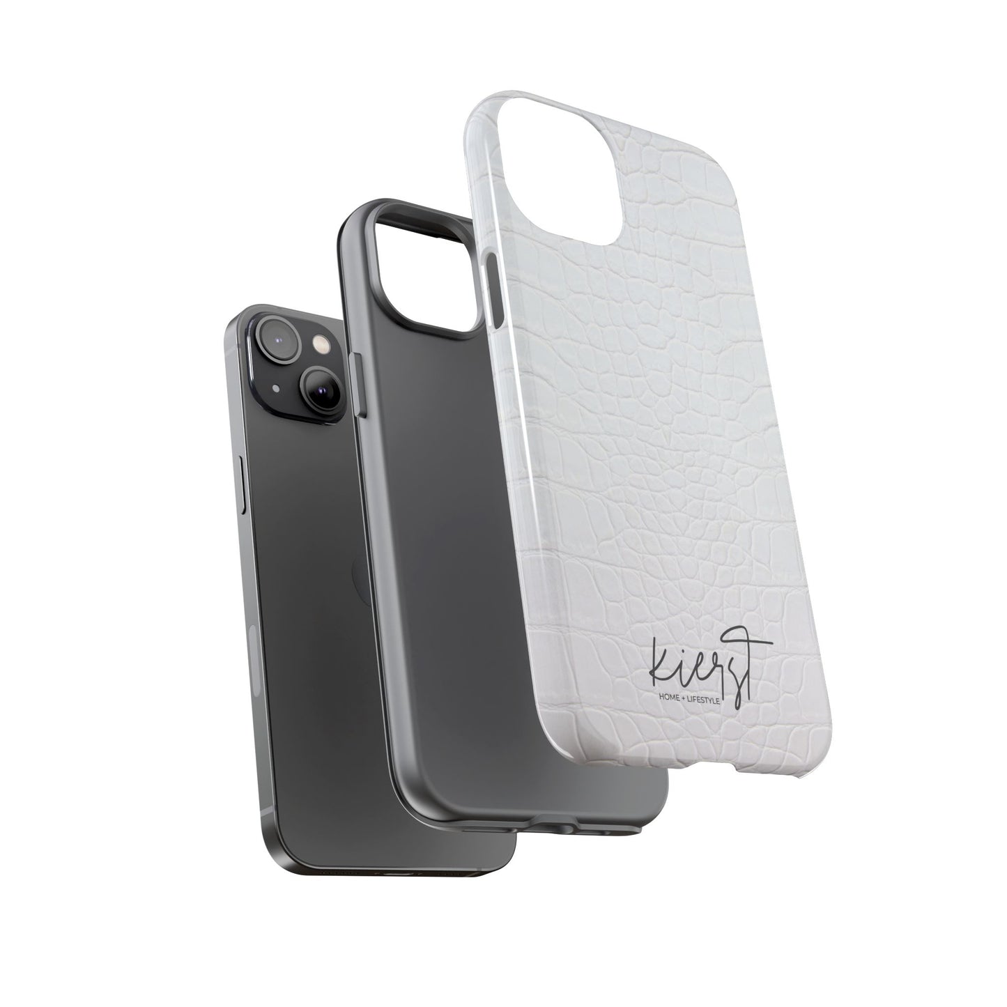 White Alligator iPhone Case | Minimal, Crisp, and Effortlessly Elevated